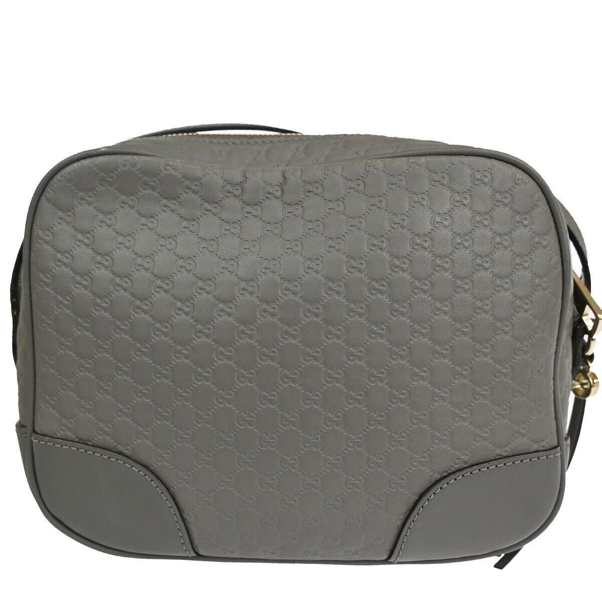 Gucci ssima Grey Leather Shoulder Bag (Pre-Owned) Size ONE SIZE - 1 Thumbnail