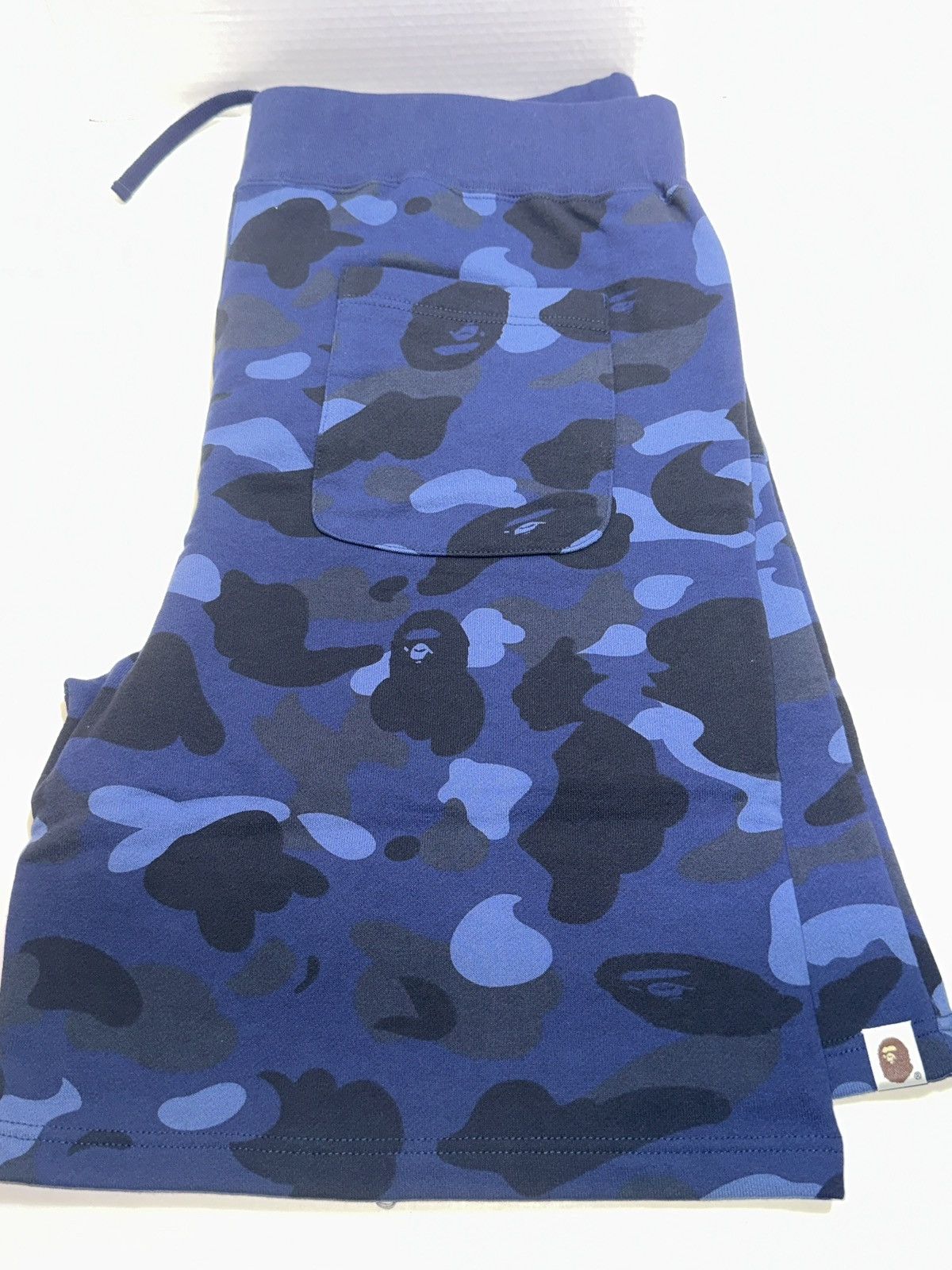 Bape BAPE Navy Color Camo Sweat Shorts DS Size XXL Size US 36 / EU 52 - 2 Thumbnail