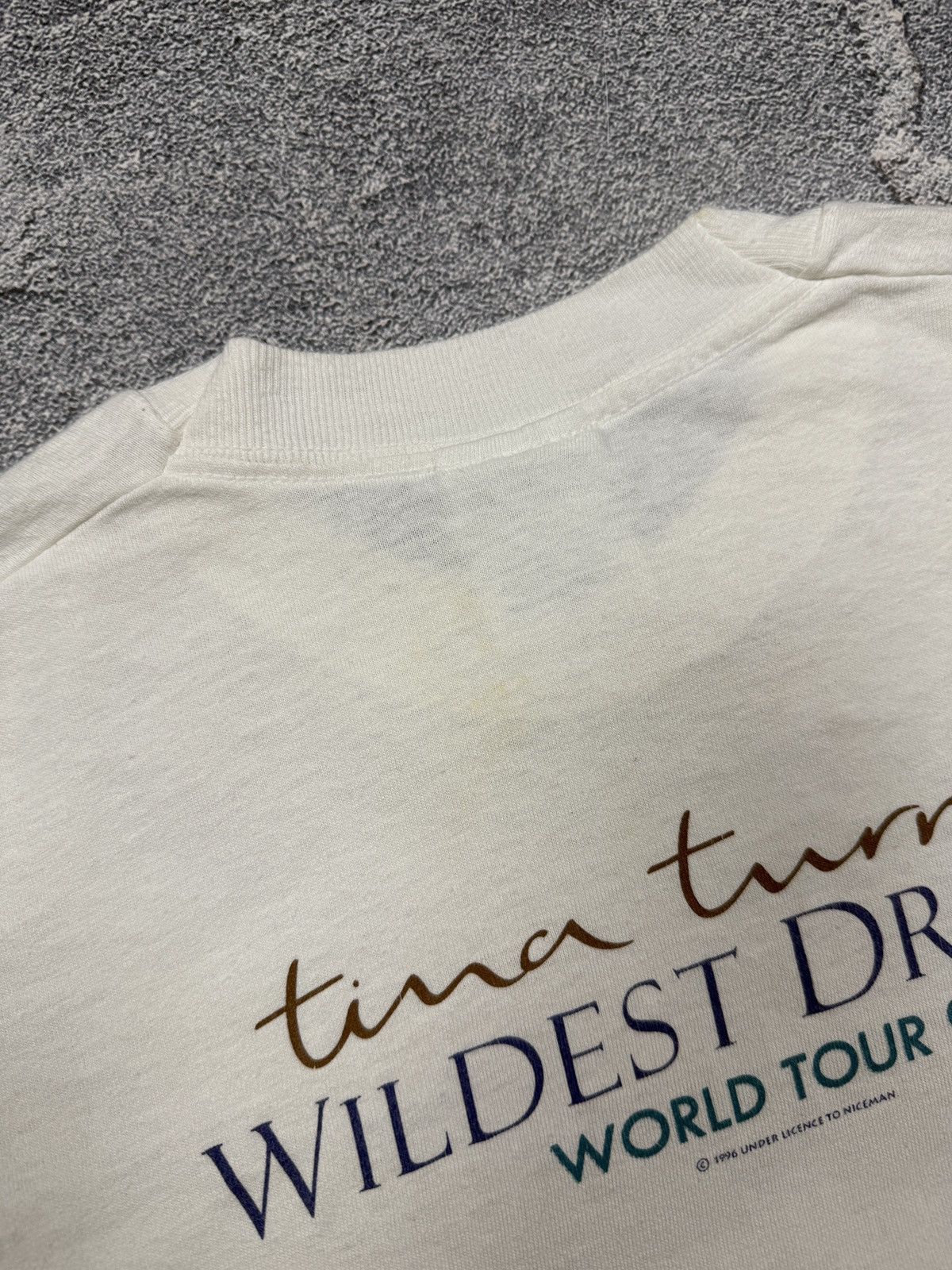 Band Tees Vintage Tina Turner 1996 World Tour Wildest Dreams Shirt Size US L / EU 52-54 / 3 - 13 Thumbnail