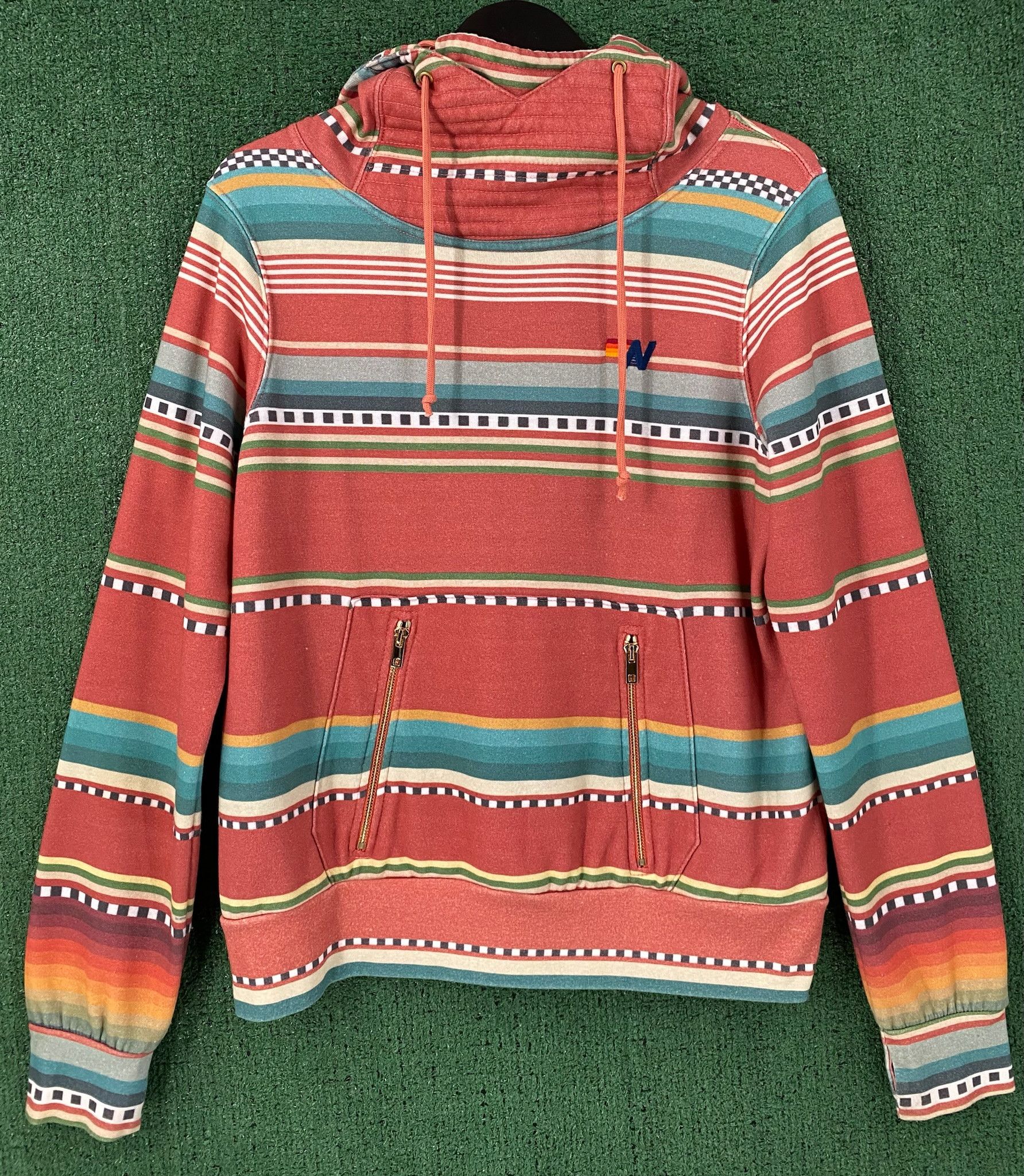 Aviator Nation Aviator Nation Ninja Serape Tulum Patterned Hoodie Medium Size M / US 6-8 / IT 42-44 - 1 Thumbnail