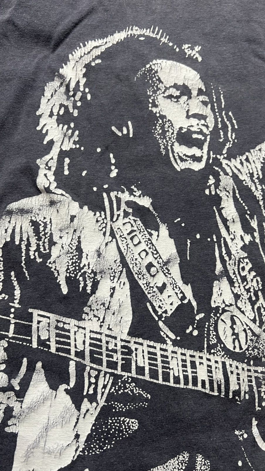 Band Tees VTG 90’s Bob Marley overprinted single stitch t shirt Size US XL / EU 56 / 4 - 5 Thumbnail