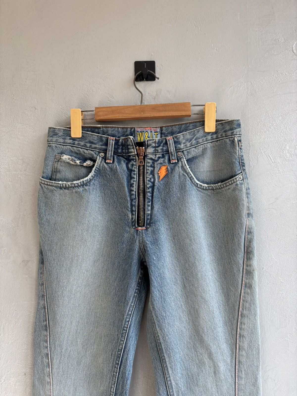 W&LT W&LT 90’s snake denim pant Size US 30 / EU 46 - 4 Thumbnail