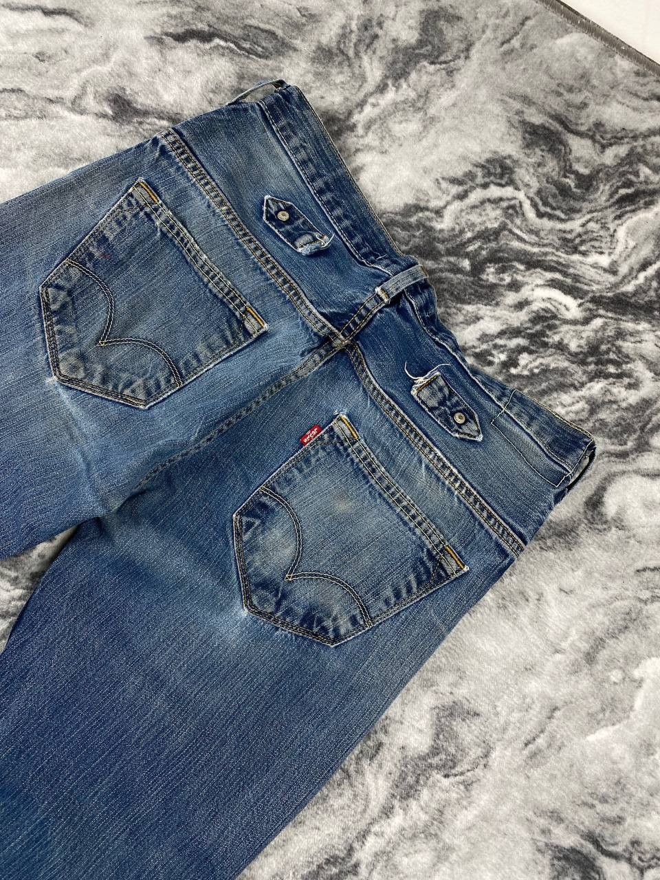 Levi's Vintage Levis 503 Denim Jeans Loose Cinch Men Size 32х34 Size US 32 / EU 48 - 4 Thumbnail