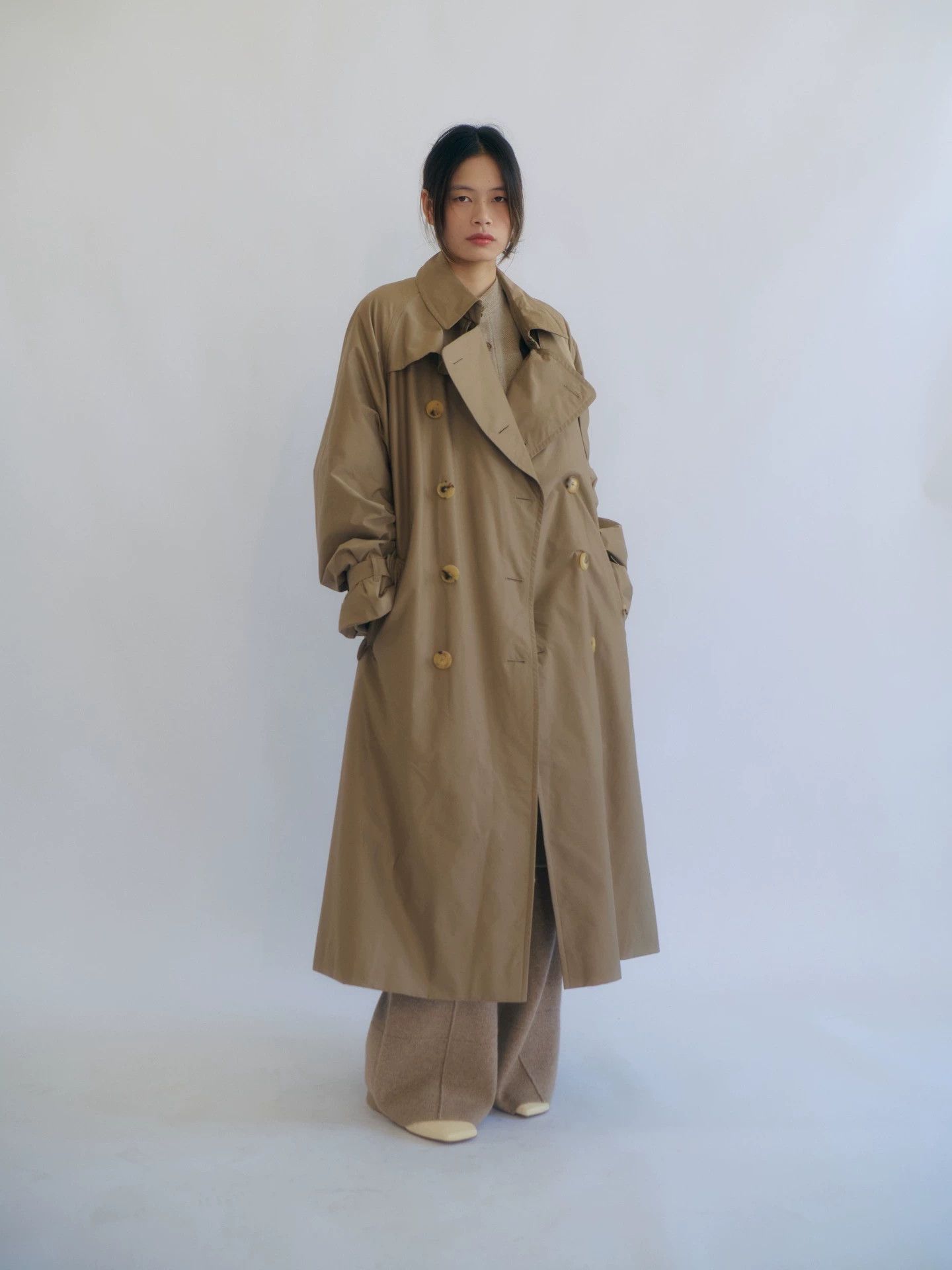 Other COHERENCE Men's ALT Trench Coat XL Made in Japan Size US XL / EU 56 / 4 - 2 Thumbnail