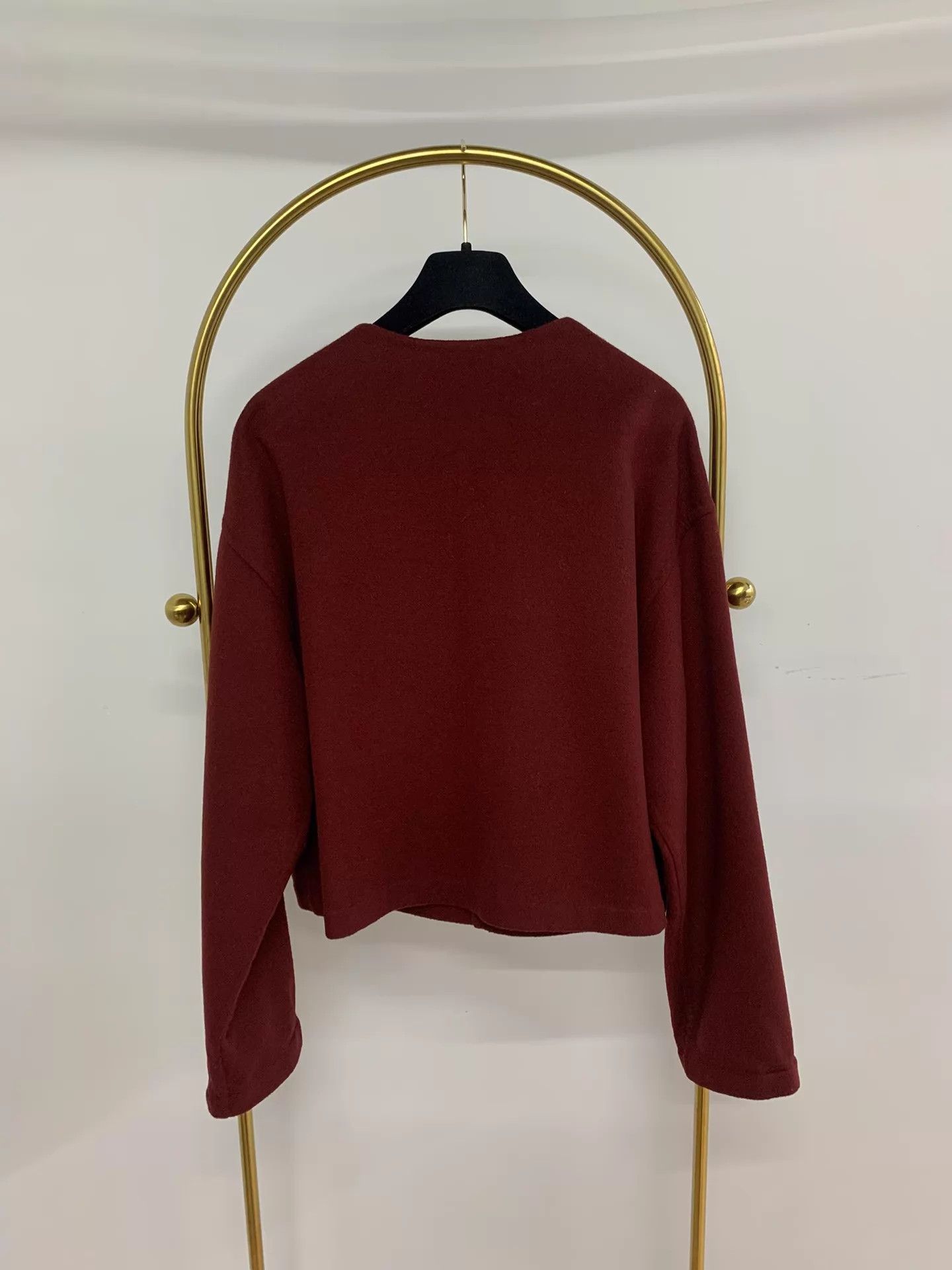 Celine Celine Red Gold Buttons Wool Jacket 34 New Size XXS / US 00 / IT 34 - 3 Thumbnail