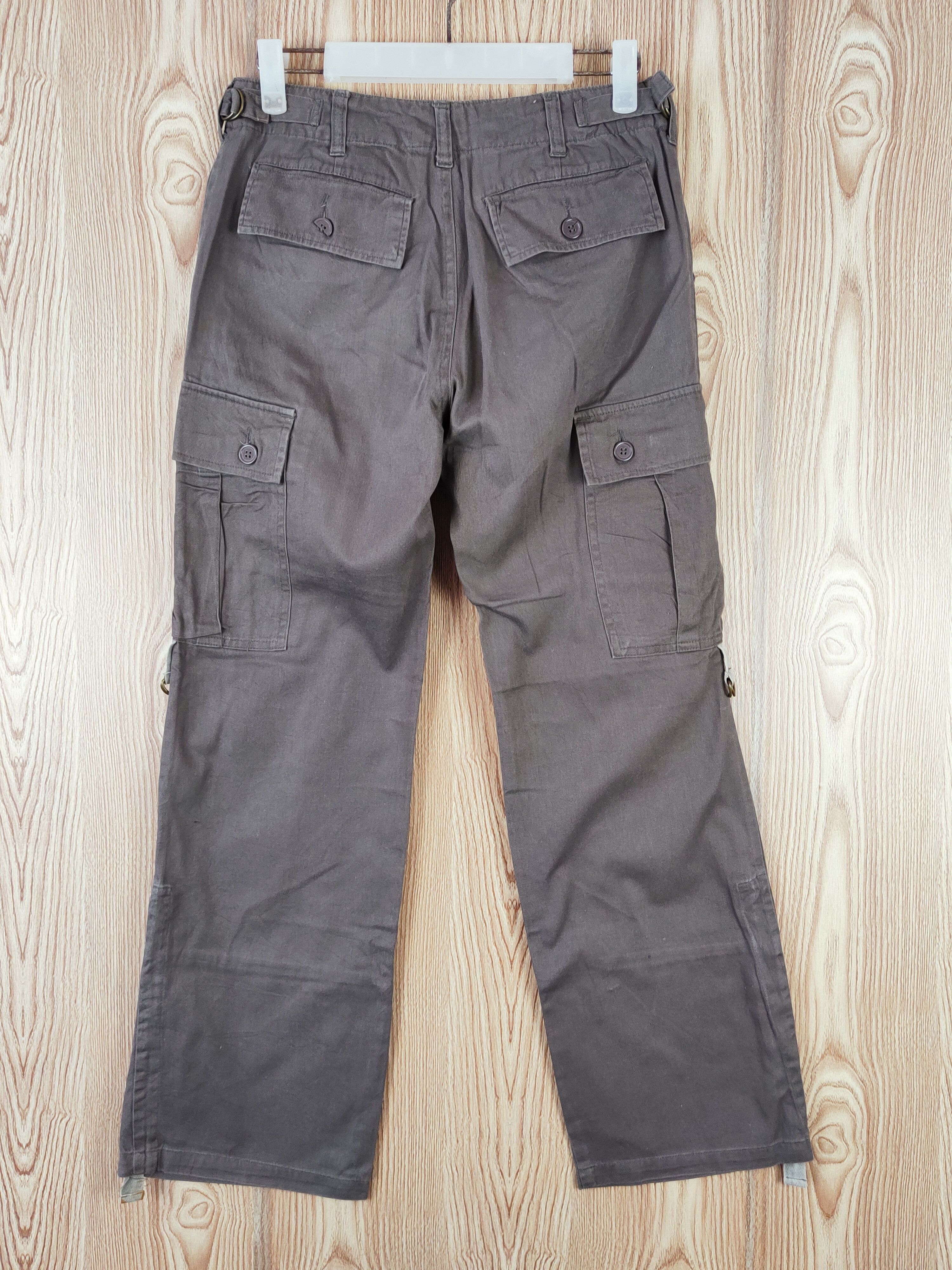Japanese Brand Rouet Dark Gray Multipocket Tactical Cargo Pants #W638 Size US 27 - 7 Thumbnail