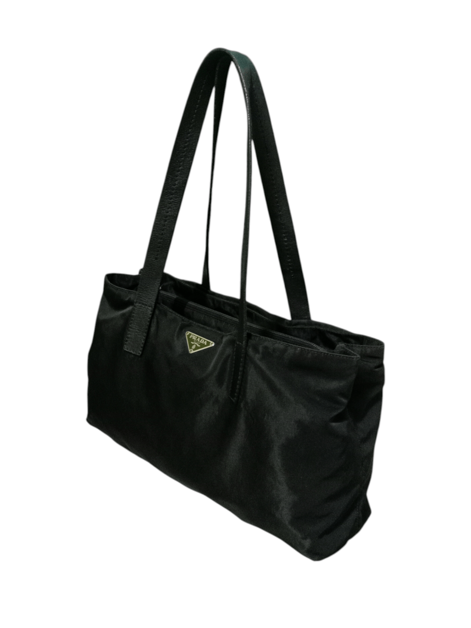 Prada Authentic Prada Nylon Leather Strap Bag Size ONE SIZE - 1 Thumbnail
