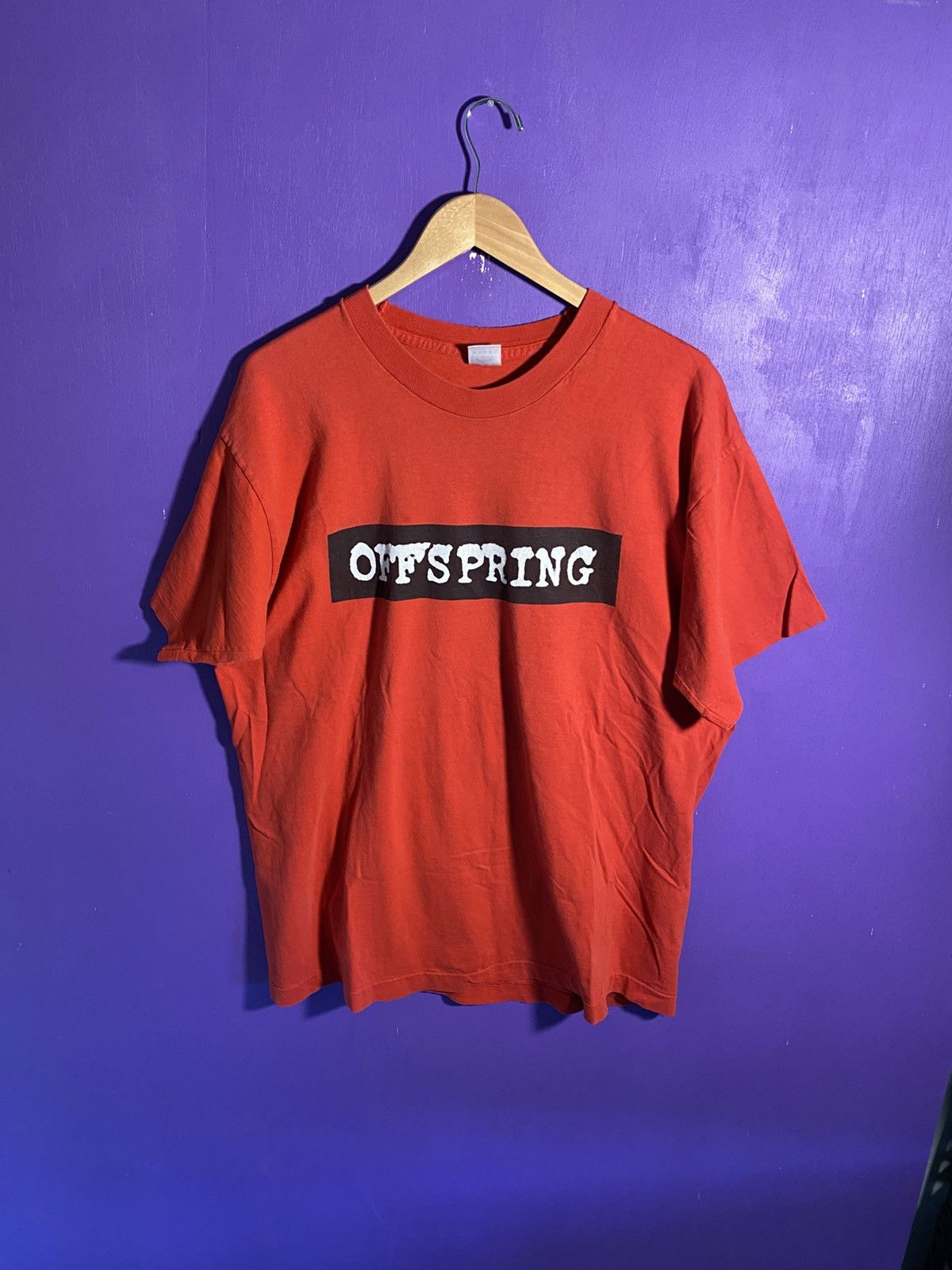 Band Tees Vintage 90s The Offspring box logo tour tee Size US XL / EU 56 / 4 - 1 Thumbnail