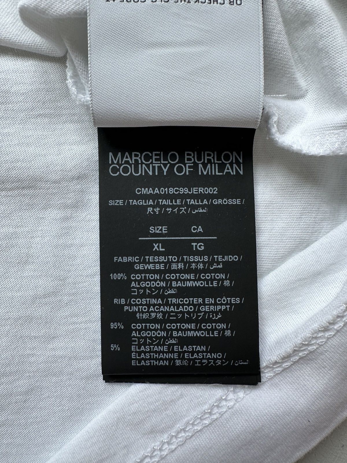 Marcelo Burlon Marcelo Burlon Oversized Tee Size US XL / EU 56 / 4 - 10 Thumbnail