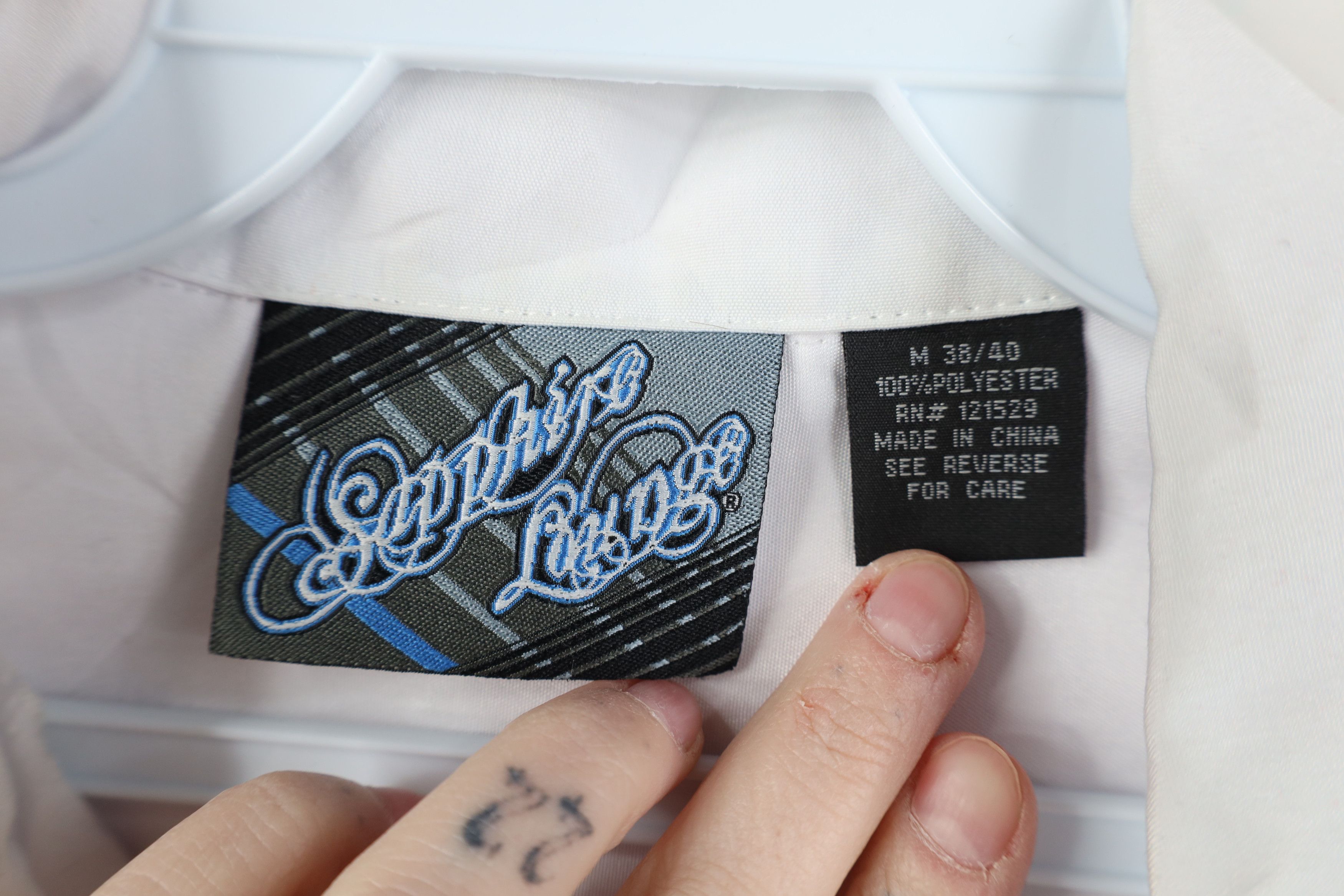 Vintage Vintage 90s Y2K Streetwear Looped Collar Casino Button Shirt Size US M / EU 48-50 / 2 - 11 Thumbnail