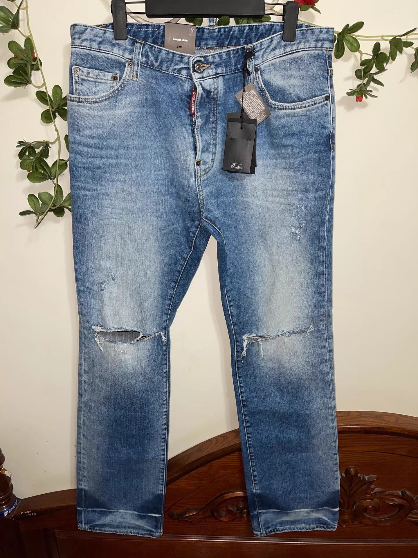 Dsquared2 Dsquared2 D2 Roadie Jeans 50/52 New with Tags Size US 34 / EU 50 - 3 Thumbnail