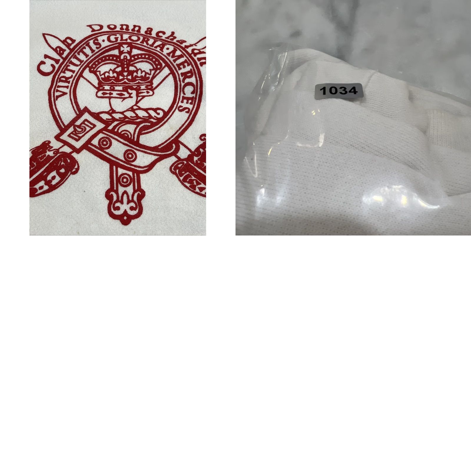 Hanes VINTAGE Hanes Clan Donnachaidh Sweatshirt Men M Virtutis Gloria Merced Stains Size US M / EU 48-50 / 2 - 10 Thumbnail