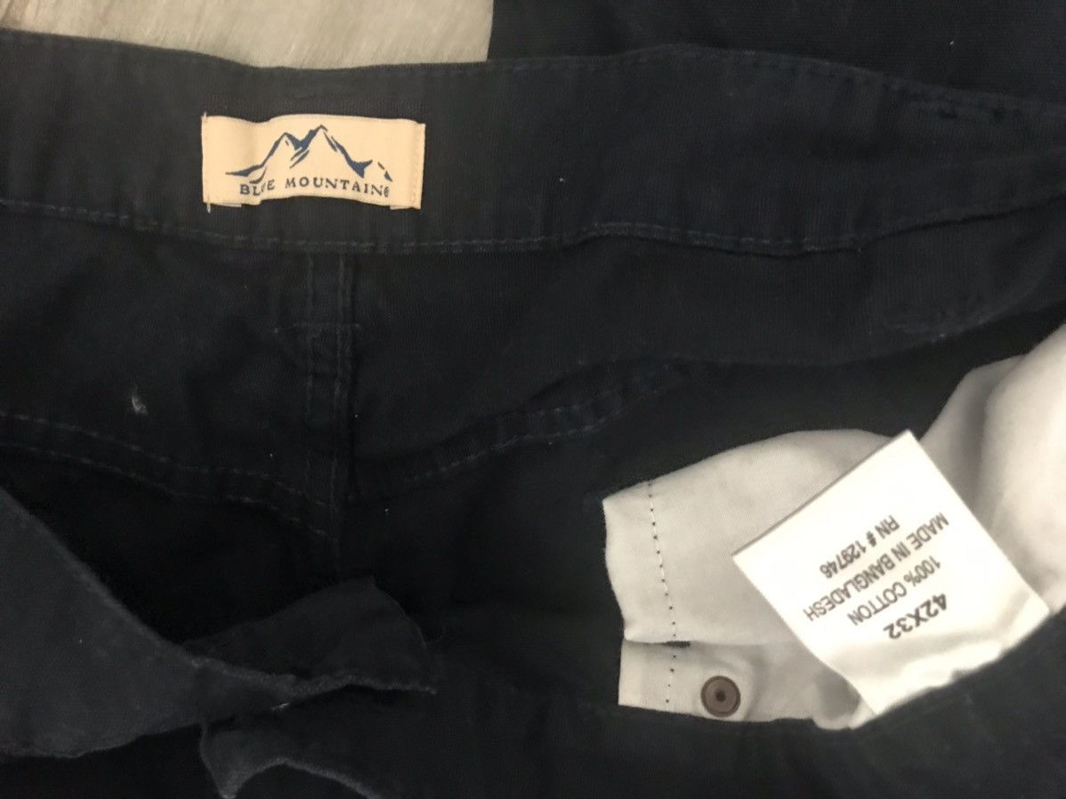 Blue Marlin Blue Mountain Men's Relaxed Fit 5-Pocket Basic Canvas Pants Size US 42 / EU 58 - 4 Thumbnail