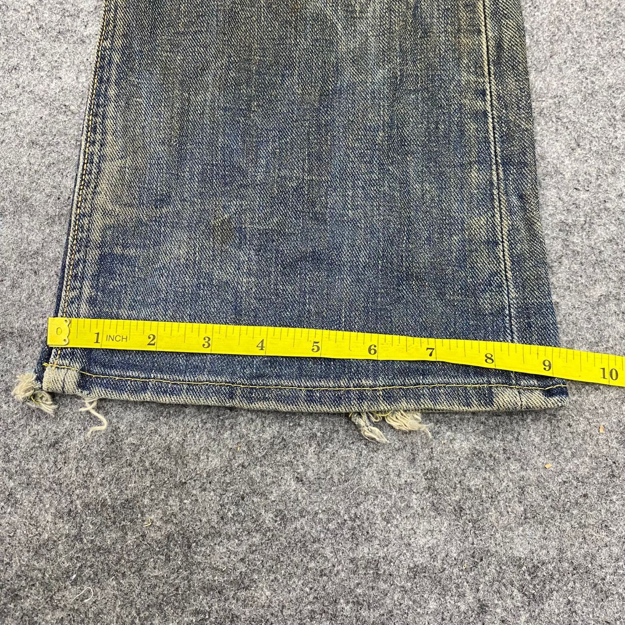 Lee 💥Flare💥Vintage Lee Riders Distressed Denim Size US 31 - 7 Thumbnail