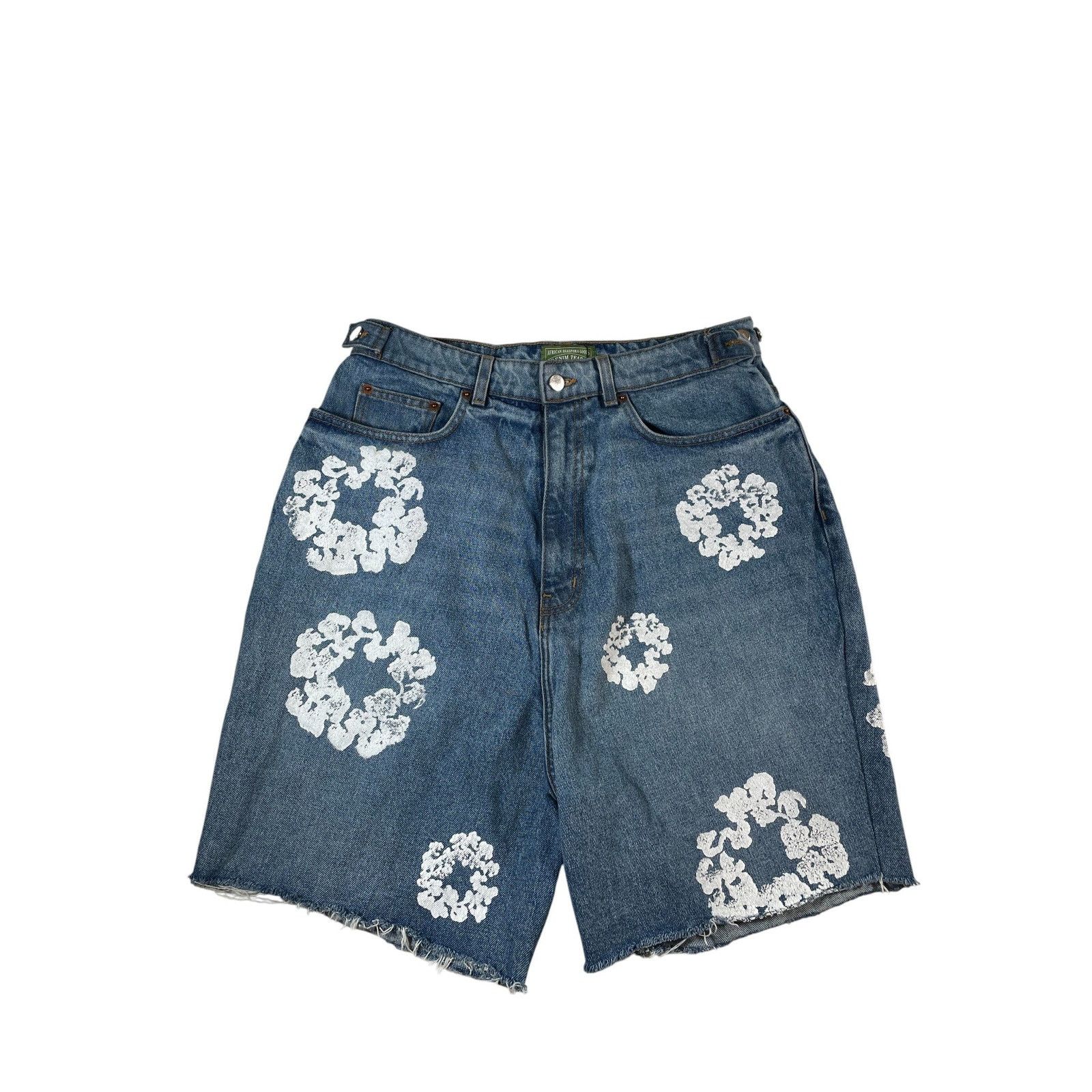 DENIM TEARS Denim Tears Light Wash Jean Shorts Size US 32 / EU 48 - 1 Thumbnail