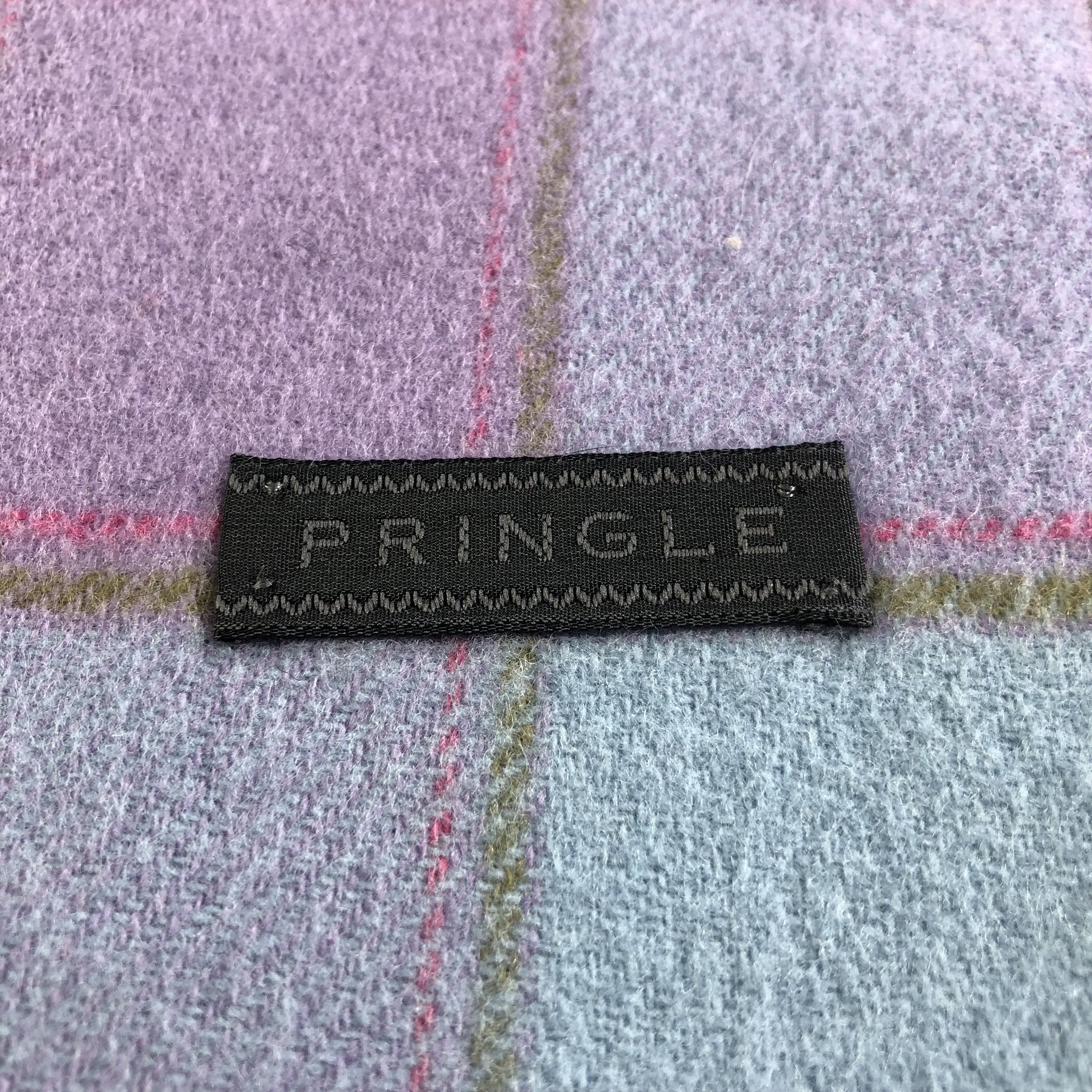 Pringle Of Scotland Pringle Tartan Wool Scarf Muffler Neckwear V2507 Size ONE SIZE - 4 Thumbnail