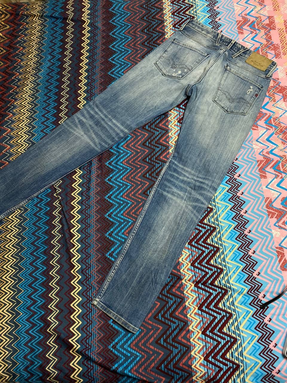 Replay × Vintage Vintage Replay Flared Distressed Jeans Size US 29 - 10 Thumbnail