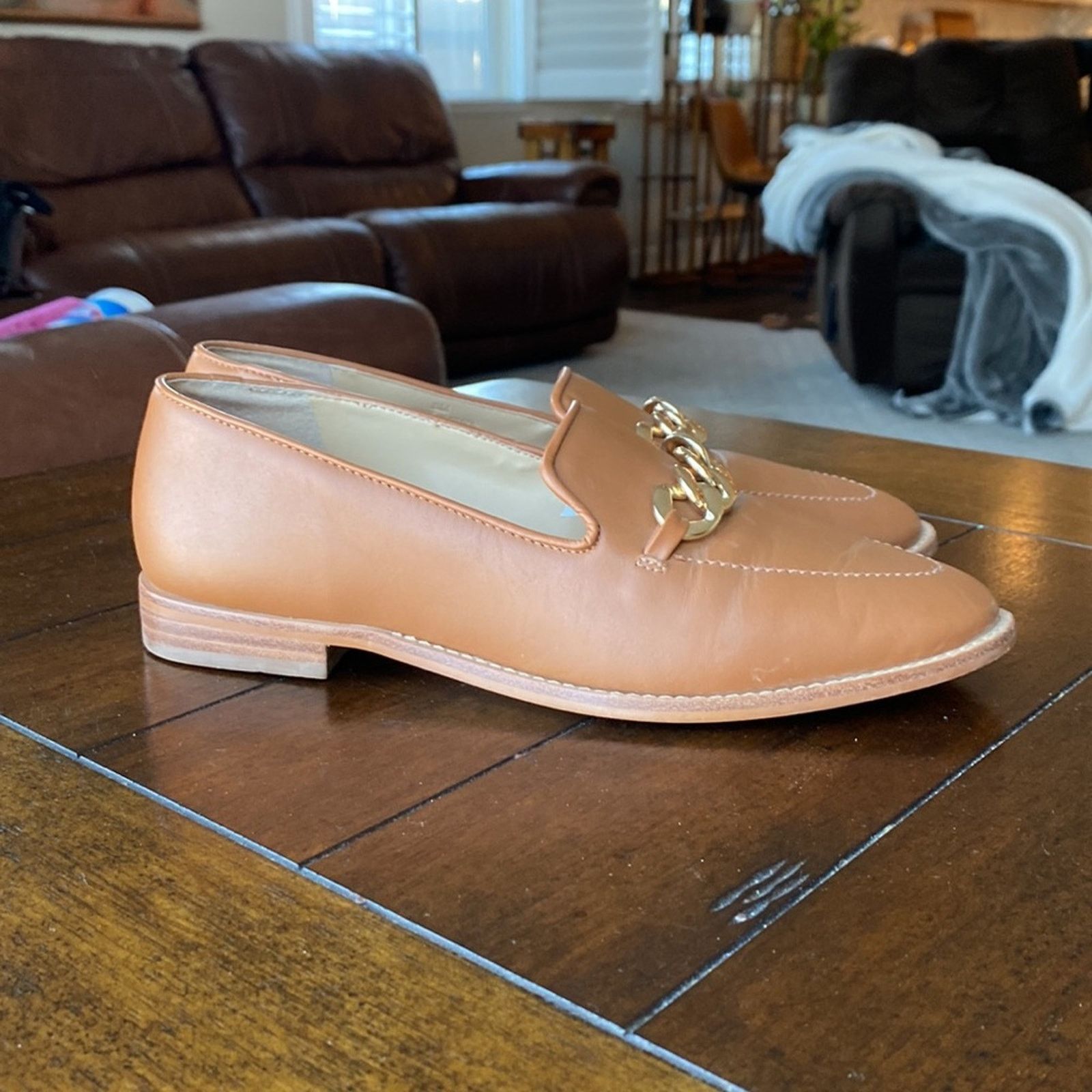 Other Talbots Leighton Chainlink Nappa Loafers Havana Tan size 8 Size US 8 / IT 38 - 7 Thumbnail