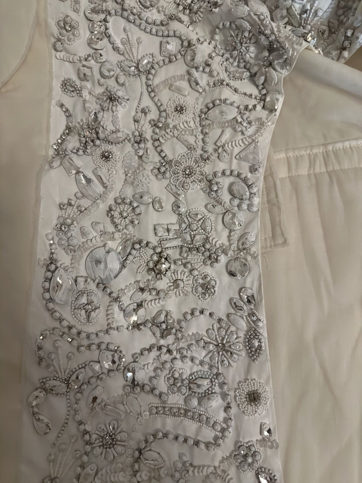 Maison Margiela Maison Margiela Artisanal SS22 Embroidered White Toile Coat Size US L / EU 52-54 / 3 - 5 Thumbnail