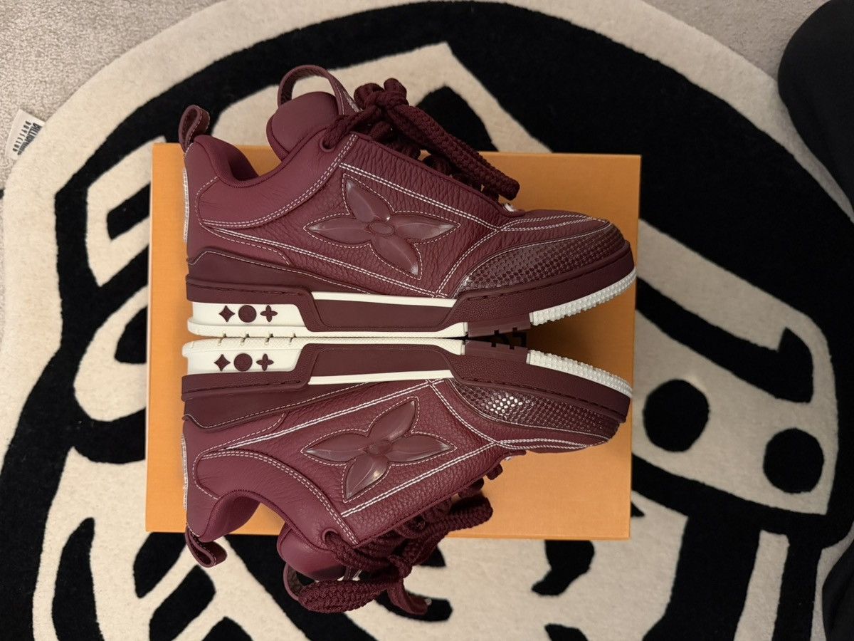 Louis Vuitton Louis Vuitton Skate Sneakers in Bordeaux Red Size US 7.5 / EU 40-41 - 9 Thumbnail