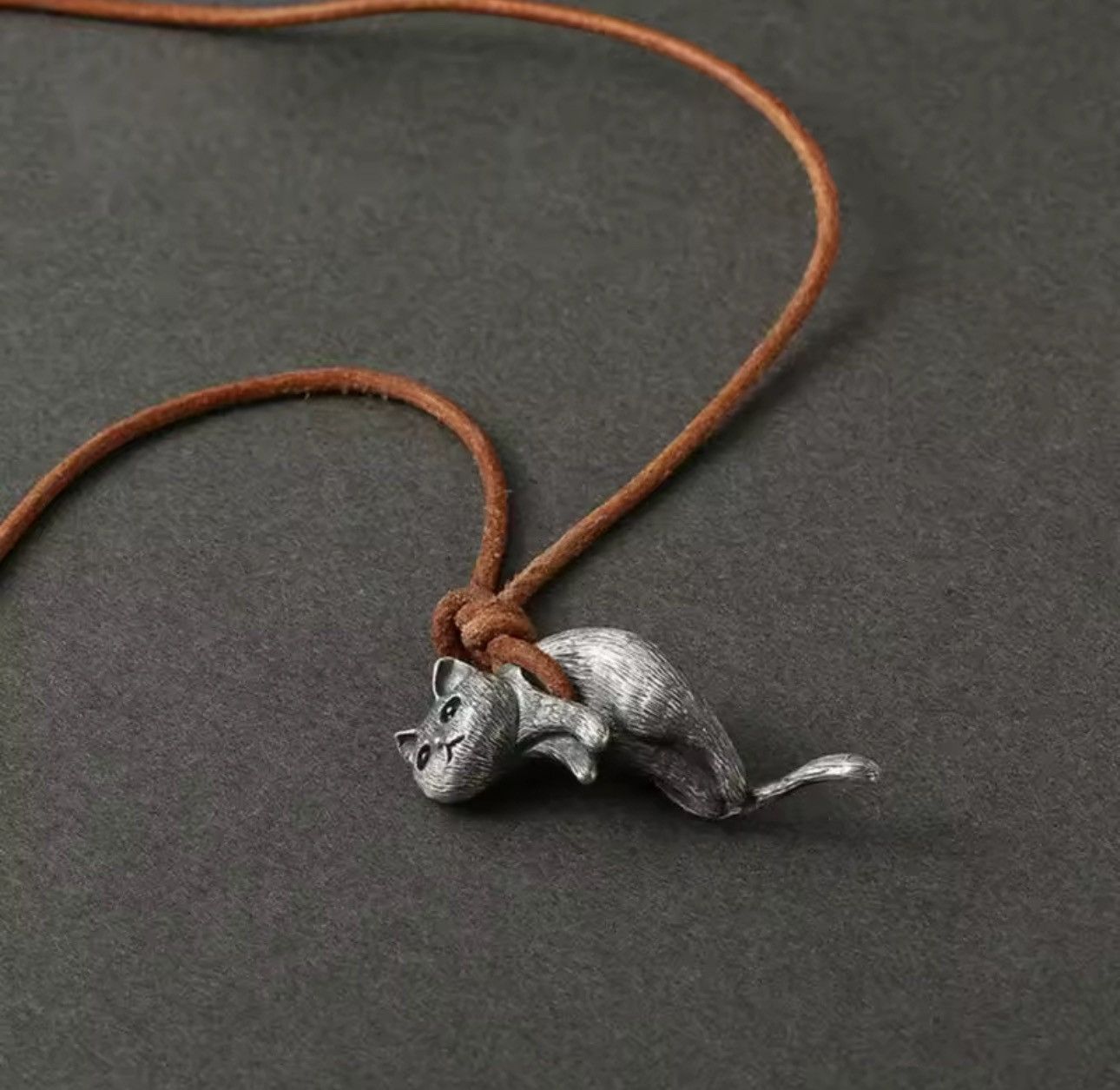 Jewelry Cute Cat Choker Necklaces Chain Size ONE SIZE - 3 Thumbnail