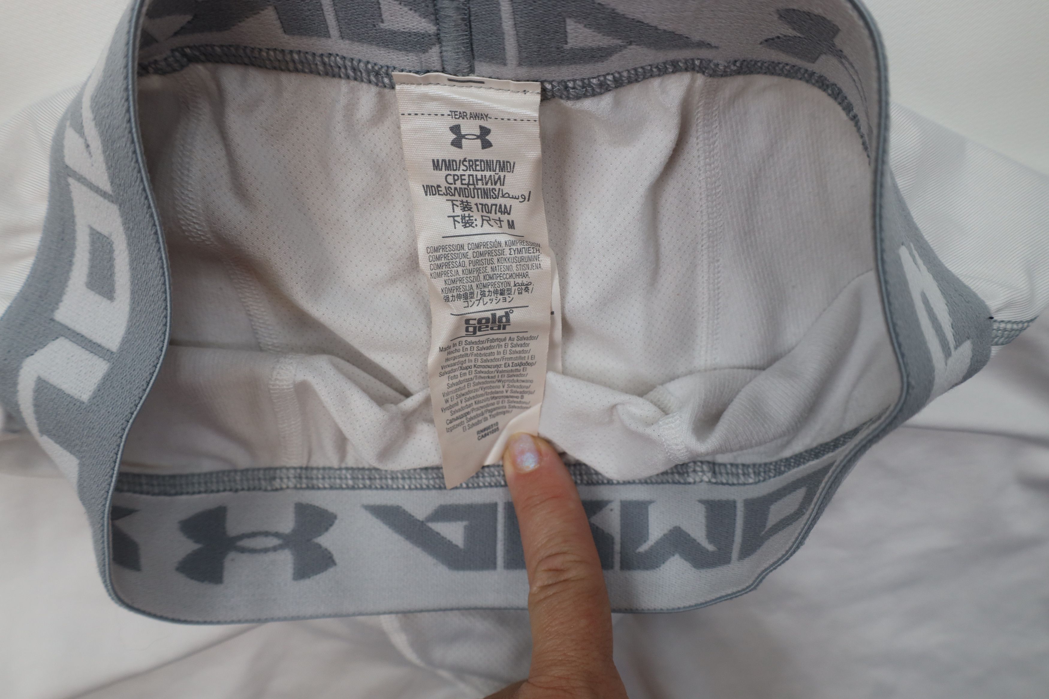 Under Armour Under Armour Distressed Compression Training Gym Pants White Size US 34 / EU 50 - 7 Thumbnail