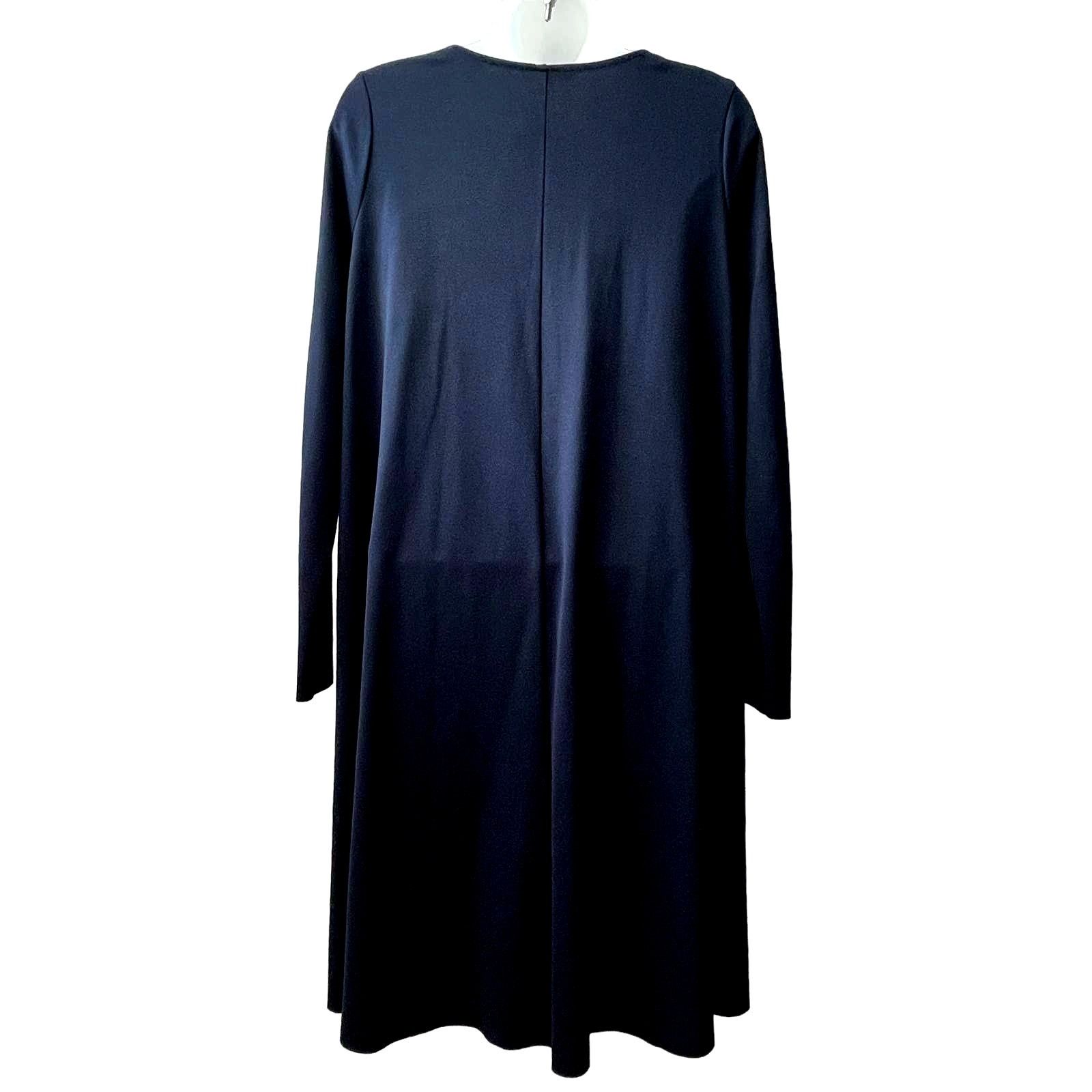 Cos COS A-Line Knit Dress with Contrast Texture Front Panel Sz S Size S / US 4 / IT 40 - 4 Thumbnail
