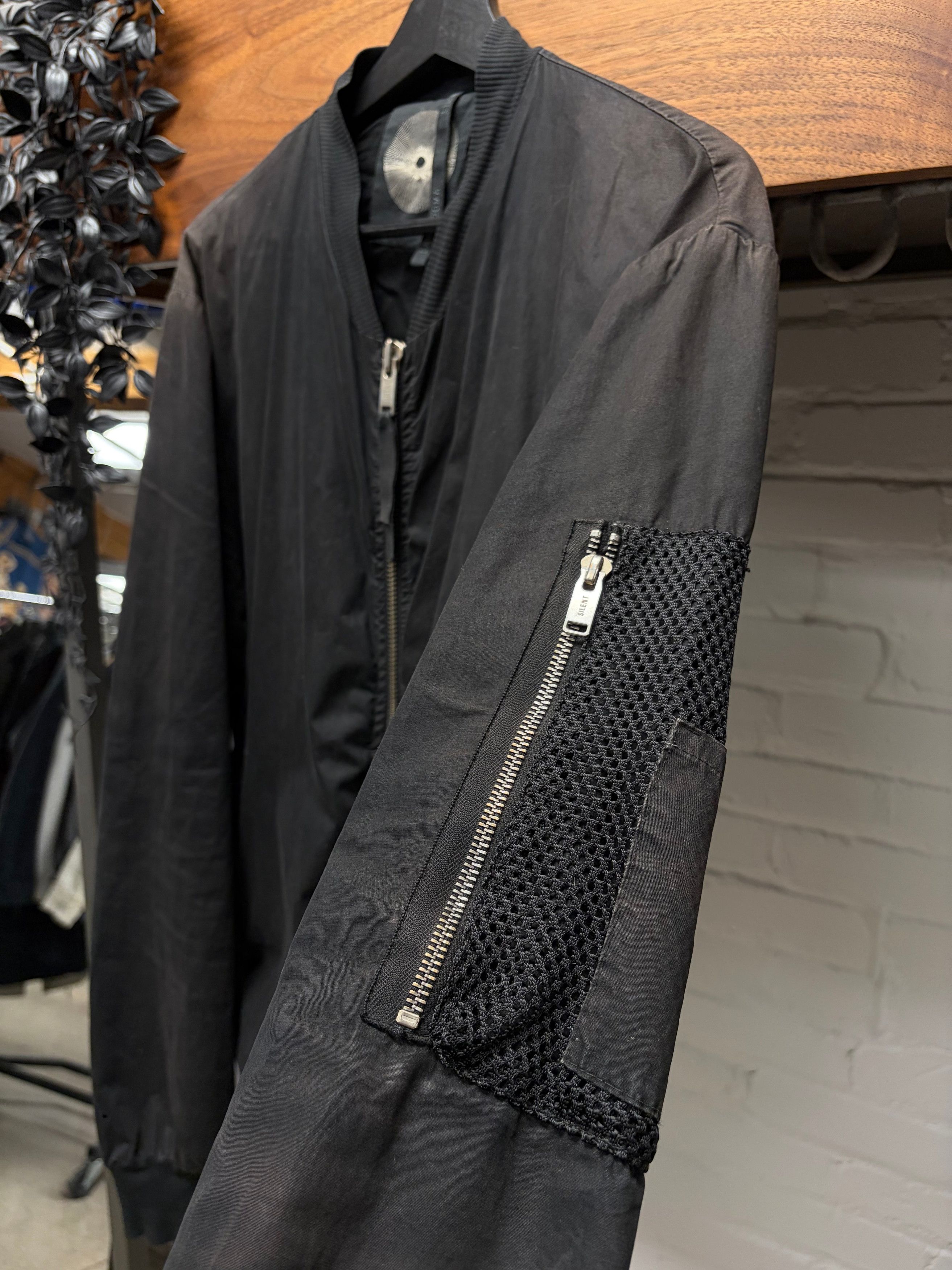 Damir Doma Damir Doma Black Mesh Back Lightweight Bomber Jacket Size US L / EU 52-54 / 3 - 2 Thumbnail