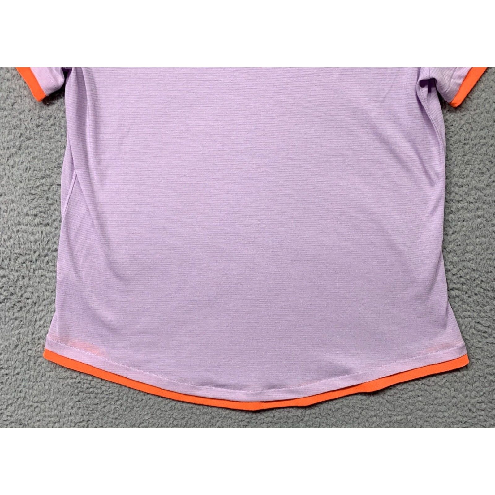 Under Armour Under Armour Run Pullover Top Womens M Lt Purple & Orange Logo Fitted Shirt Size M / US 6-8 / IT 42-44 - 6 Thumbnail