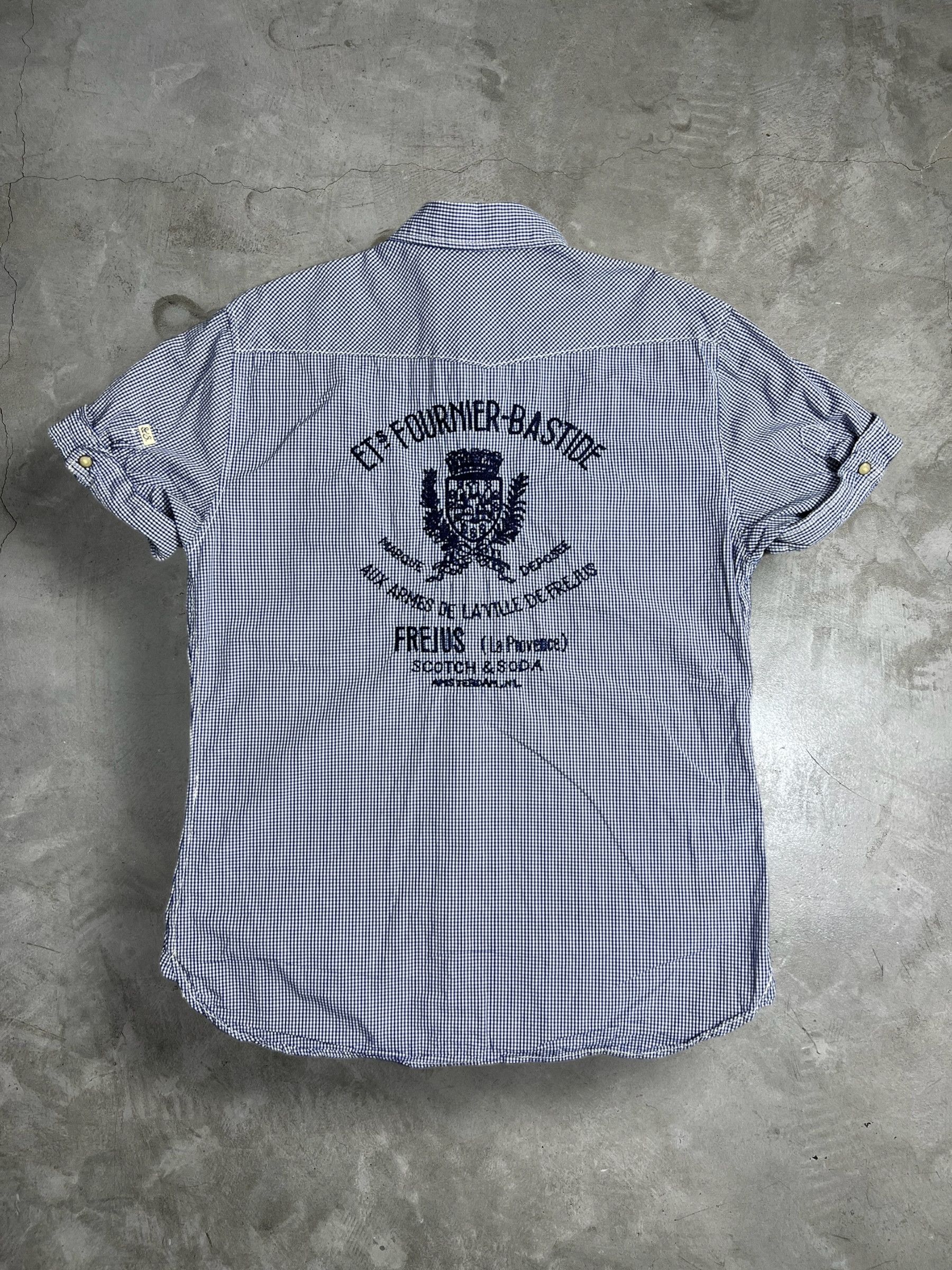 Scotch & Soda Scotch & Soda Embroidery Plaid Western Shirt JK449 Size US M / EU 48-50 / 2 - 1 Thumbnail