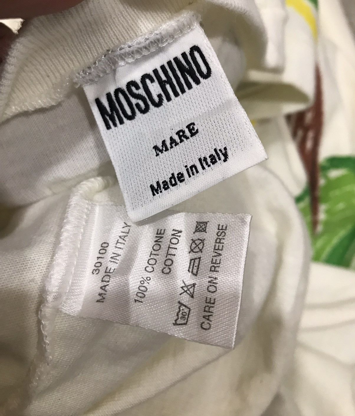 Moschino × Vintage MOSCHINO MARE 90s Tropical Beach Hand Painted Size US L / EU 52-54 / 3 - 7 Thumbnail