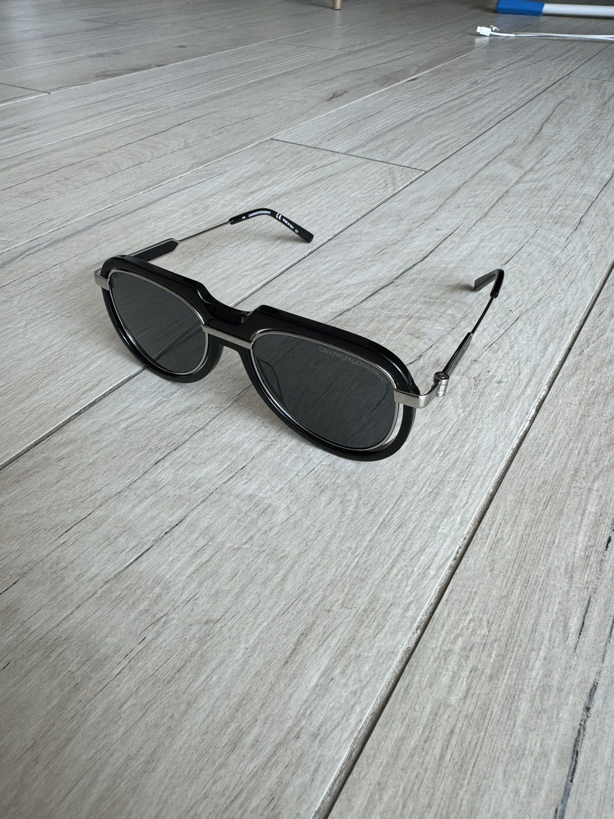 Calvin Klein 205W39NYC Calvin Klein 205W39NYC CKNYC 1879S Double Frame Sunglasses Size ONE SIZE - 3 Thumbnail