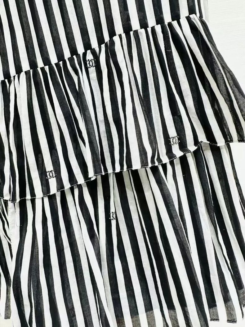 Chanel Chanel Beach series striped shirt skirt Size XS / US 0-2 / IT 36-38 - 7 Thumbnail