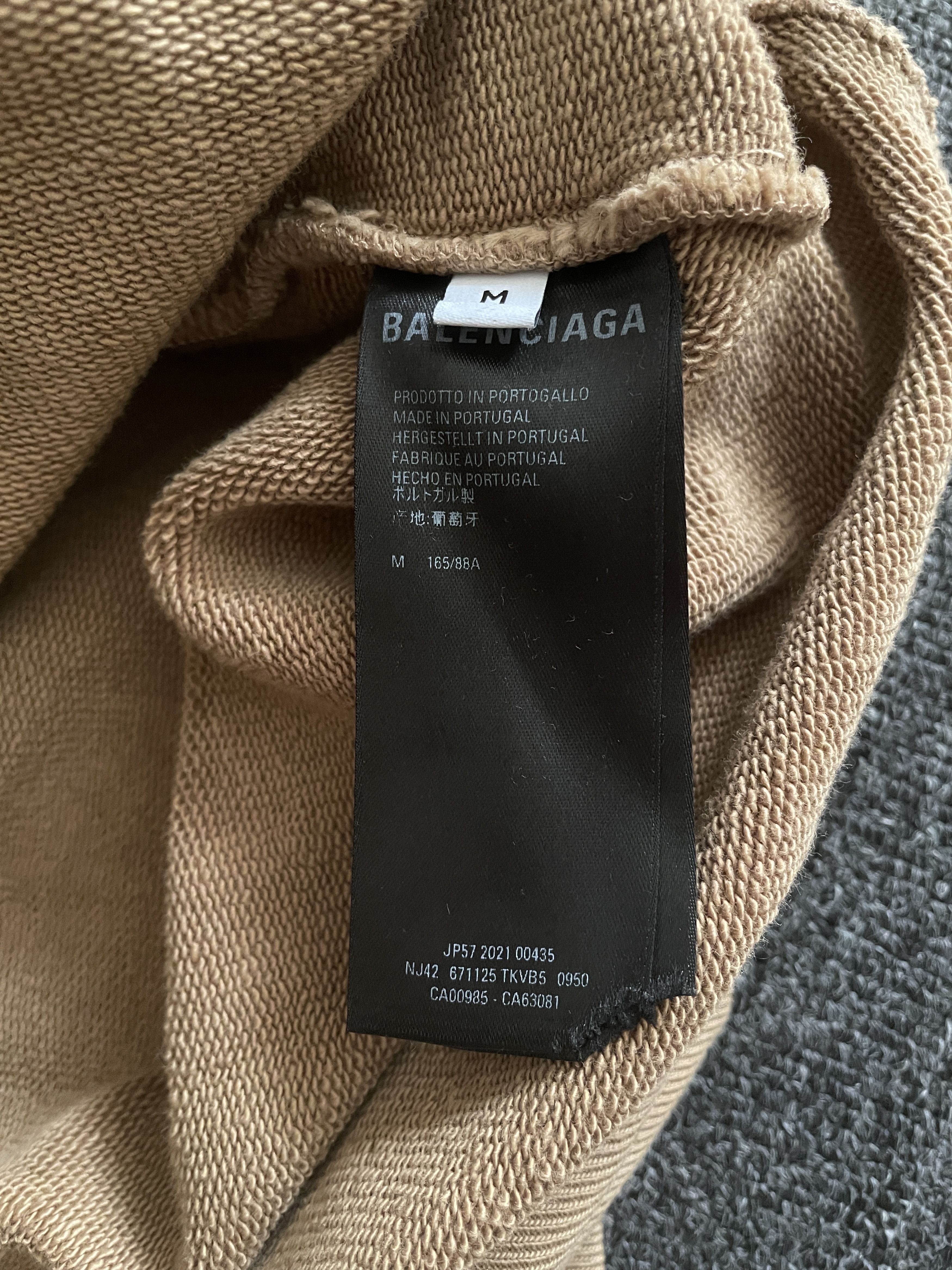 Balenciaga Balenciaga brown sweatshirt oversize size M unisex Size US M / EU 48-50 / 2 - 5 Thumbnail