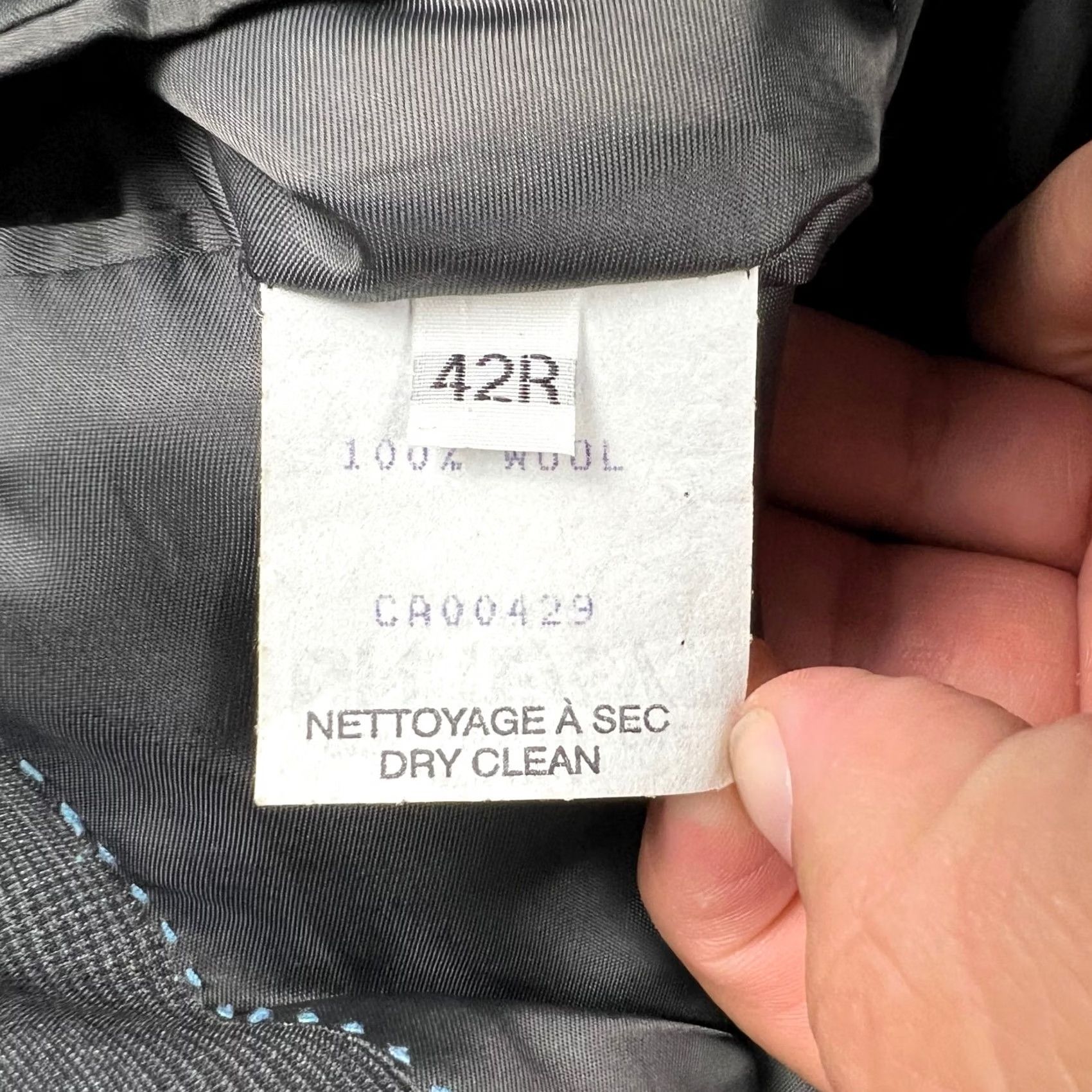 Peter Millar Peter Millar Golf Sport Coat Blazer 42R Mens Grey Wool Suit Jacket Two Button Size 42R - 5 Thumbnail