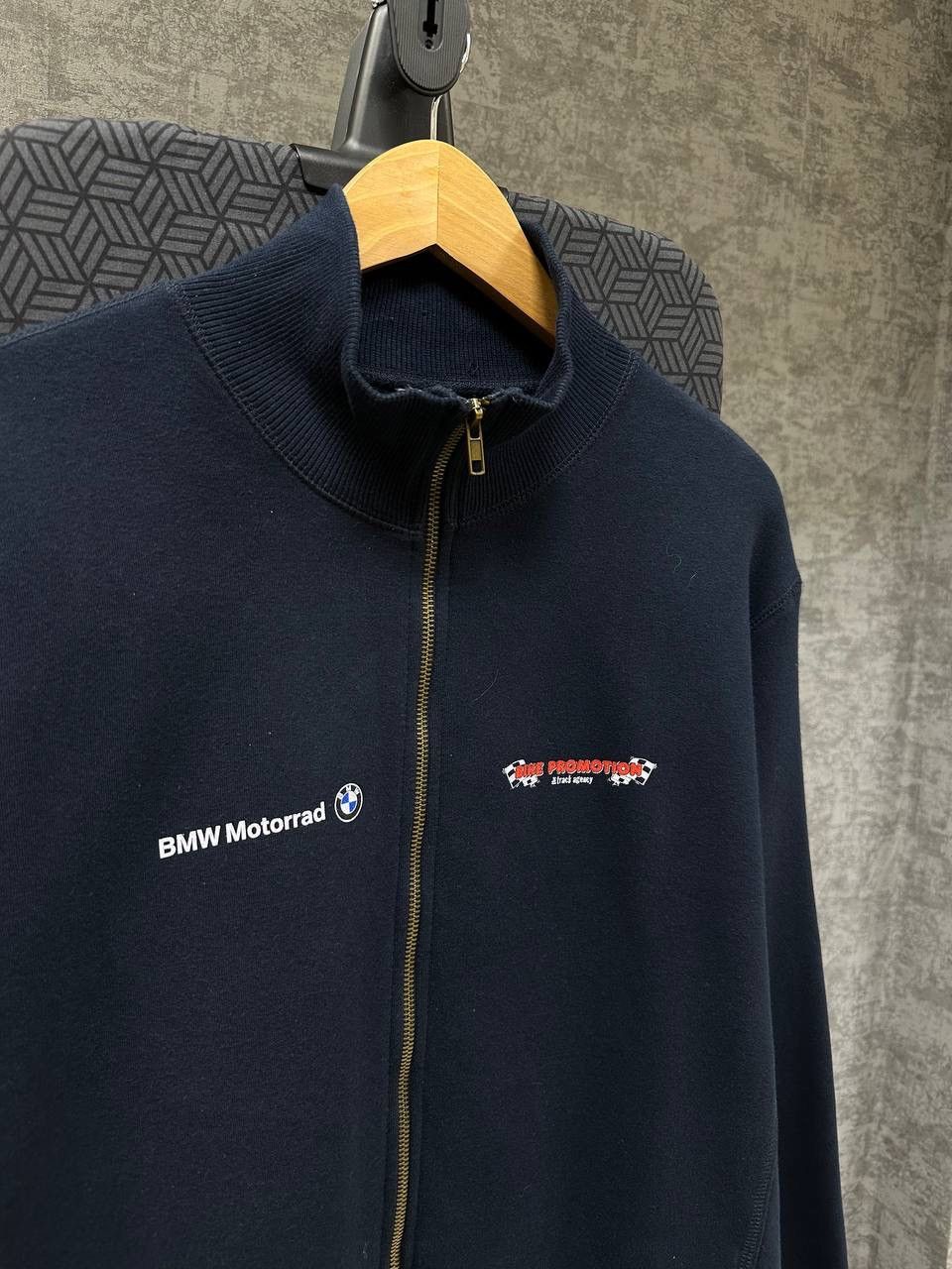 BMW × Vintage Vintage BMW Racing Big Logo Zip Hoodie Size US L / EU 52-54 / 3 - 6 Thumbnail