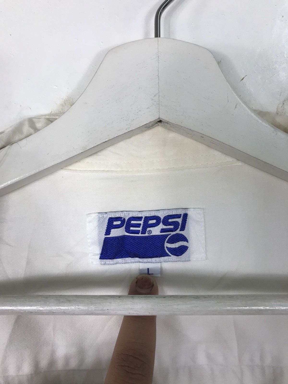 Pepsi × Vintage 💥 VINTAGE PEPSI WORKER SHIRT JACKET Size US L / EU 52-54 / 3 - 10 Thumbnail