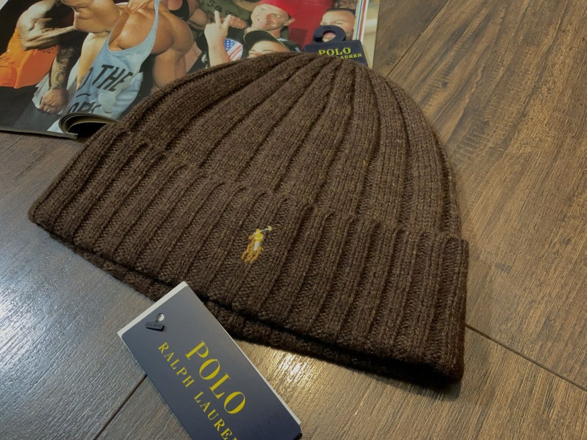 Polo Ralph Lauren Men’s Polo Ralph Lauren Winter Wool Beanie One Size Size ONE SIZE - 4 Thumbnail