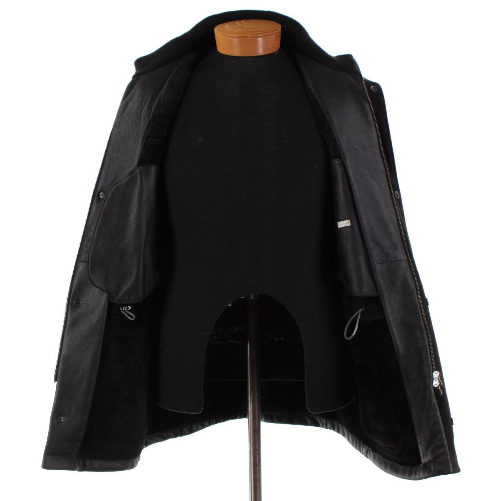 Kiton Kiton Jacket Size M US In Black Leather Size US M / EU 48-50 / 2 - 6 Thumbnail