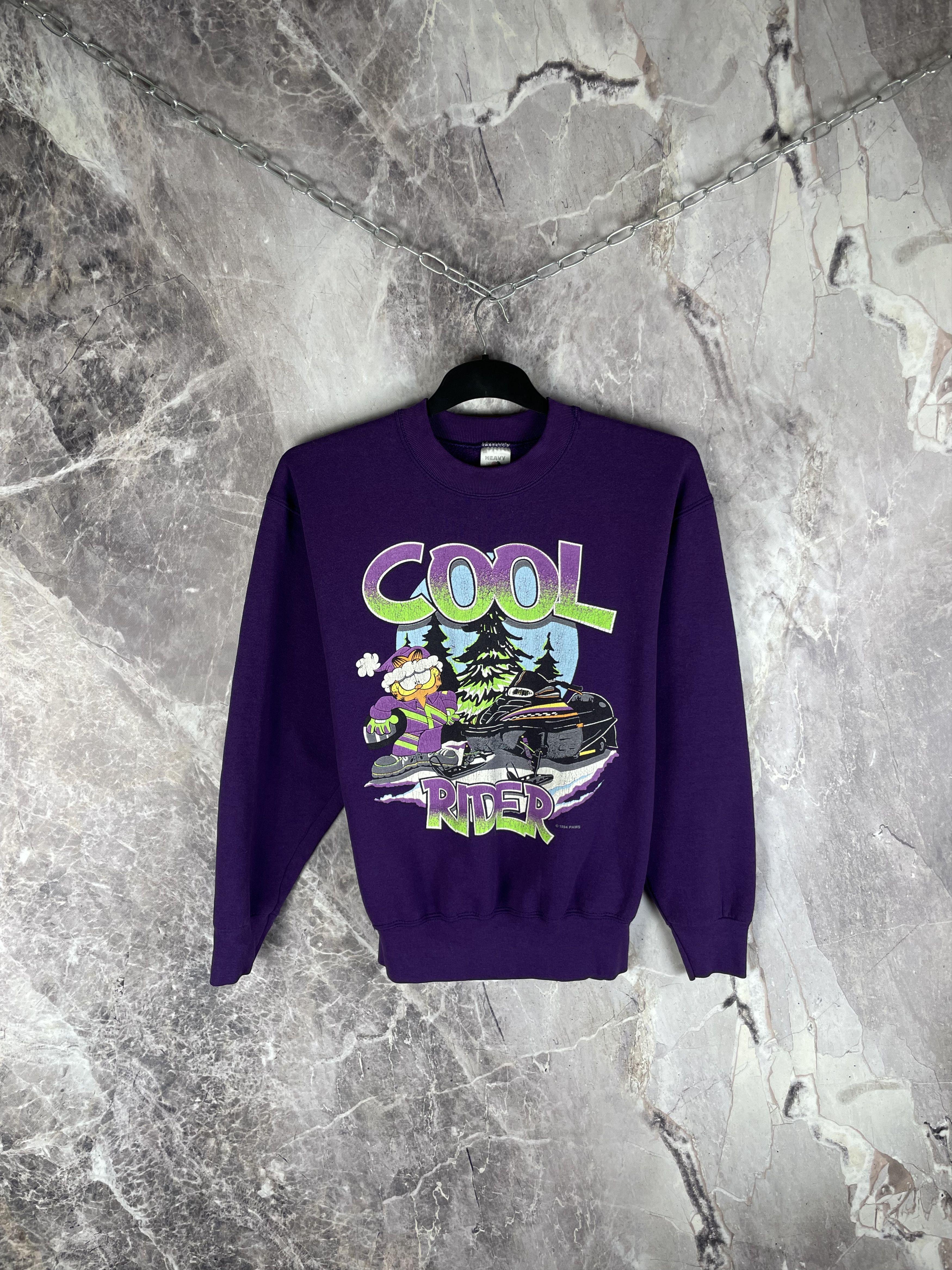 Fruit Of The Loom Vintage 1994 Garfield Crewneck Arctic Cat Size US M / EU 48-50 / 2 - 1 Thumbnail