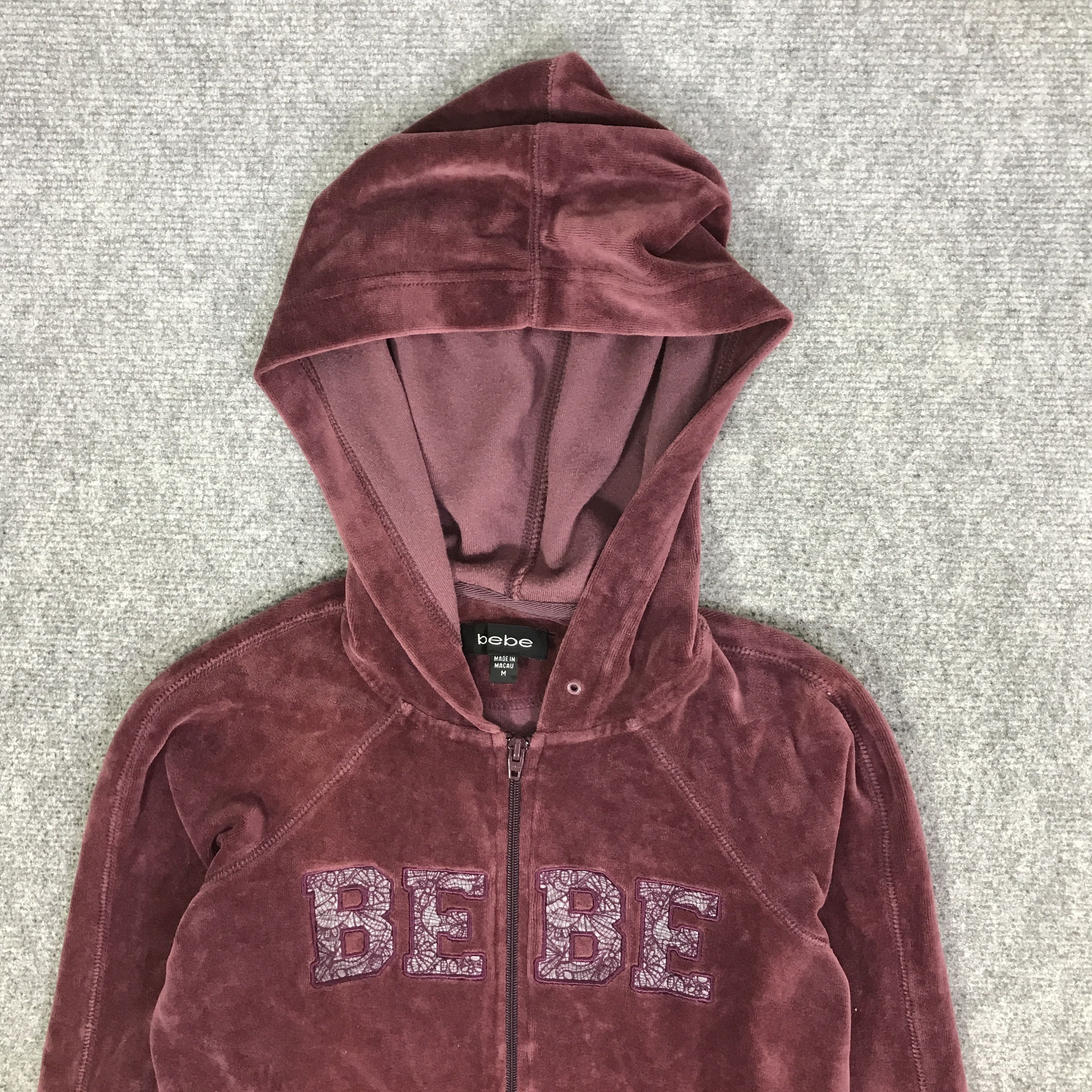 Japanese Brand VTG BEBE BIG LOGO SWEATHIRT JACKET K84B2 Size US S / EU 44-46 / 1 - 2 Thumbnail
