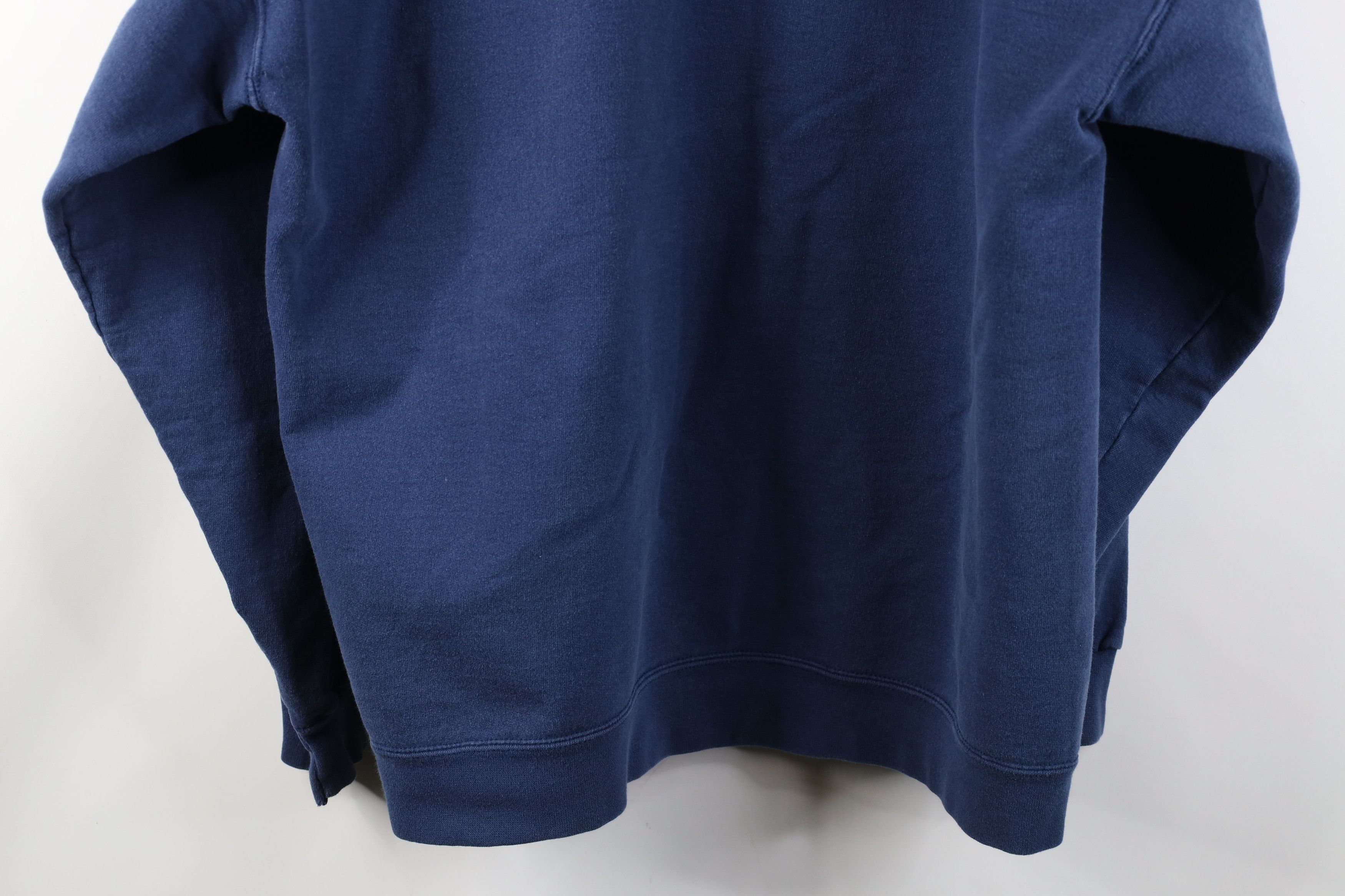 Vintage Vintage 90s Y2K University Basketball Hoodie Sweatshirt Blue Size US L / EU 52-54 / 3 - 16 Thumbnail
