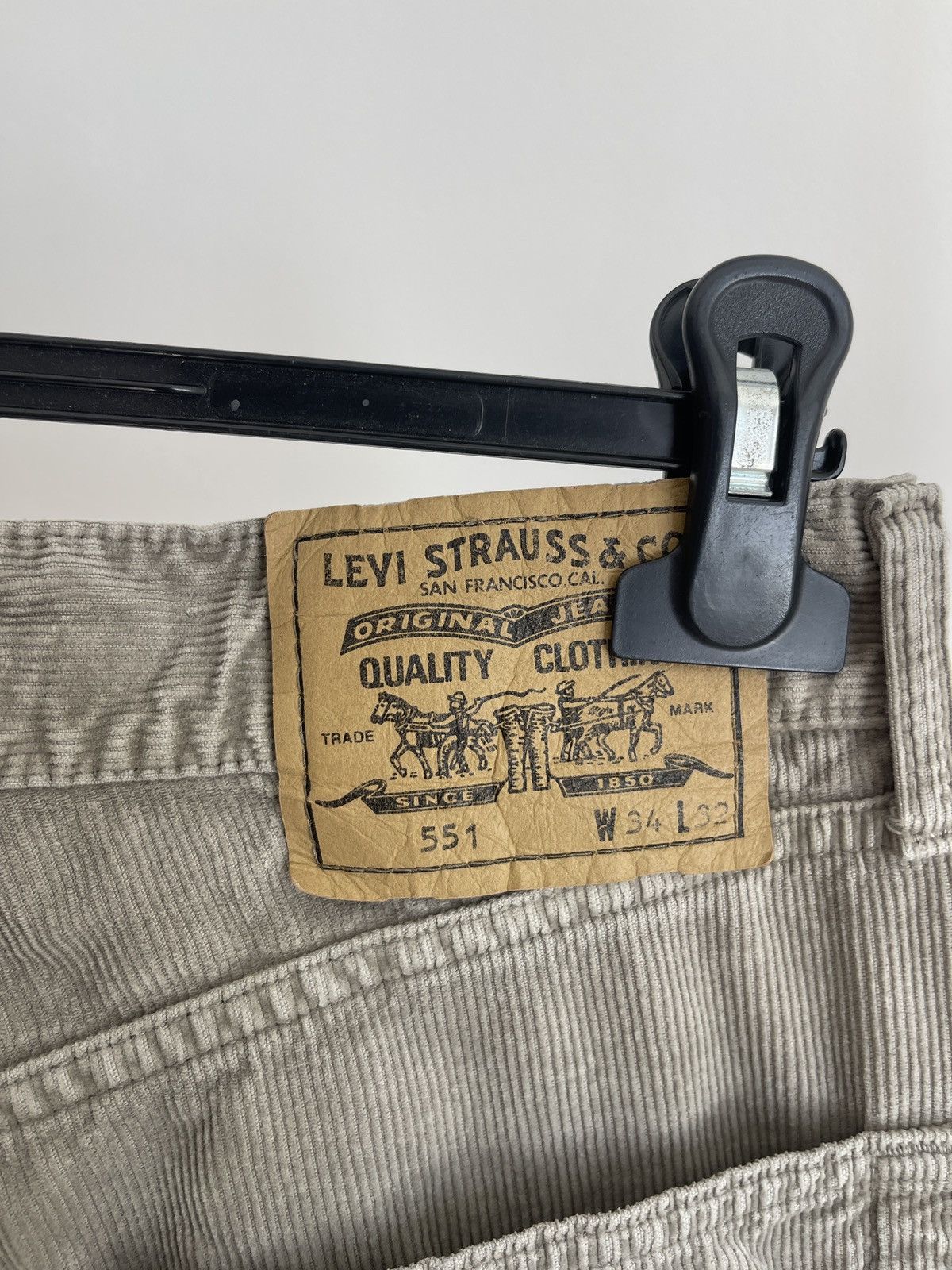 Levi's Vintage Levi’s 551 Velvet Corduroy Pants Jeans Y2K 34/32 Size US 34 / EU 50 - 5 Thumbnail