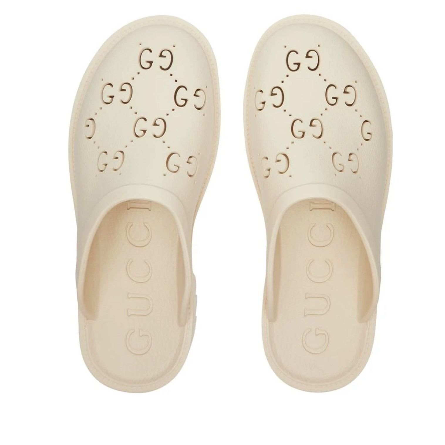 Gucci Gucci Authentic GG Perforated Crocs Slippers New Size US 9 / IT 39 - 1 Thumbnail