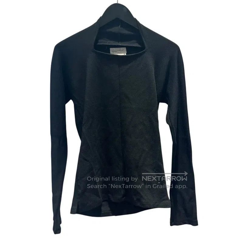 Yohji Yamamoto Yohji Yamamoto 90s Wool Wide-Neck long sleeves Size US M / EU 48-50 / 2 - 1 Thumbnail