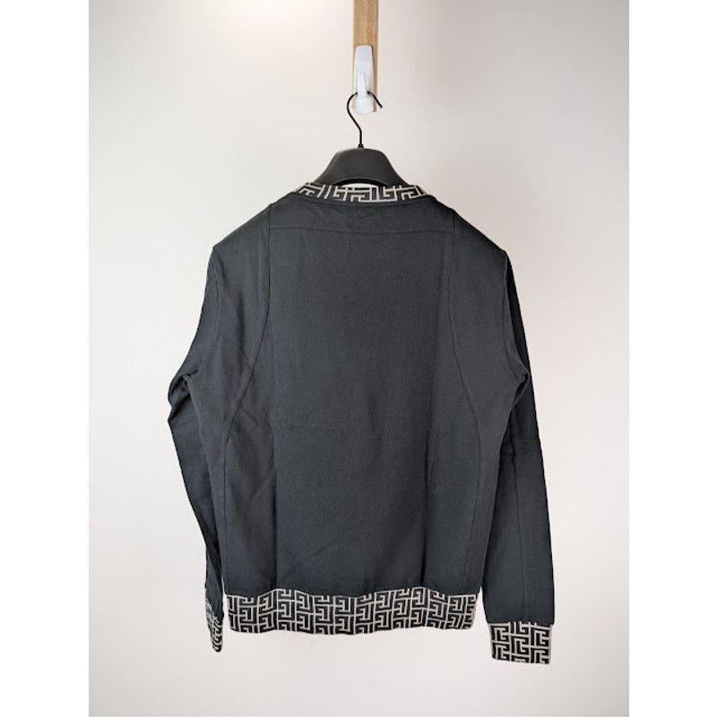 Balmain o1rshd1 Crewneck Sweatshirt in Black Size US M / EU 48-50 / 2 - 16 Thumbnail