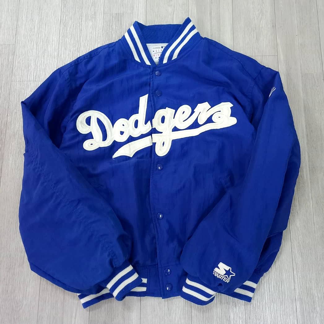 Starter Vintage Starter MLB LA Dodger Hideo Nomo Jacket Size US XL / EU 56 / 4 - 5 Thumbnail