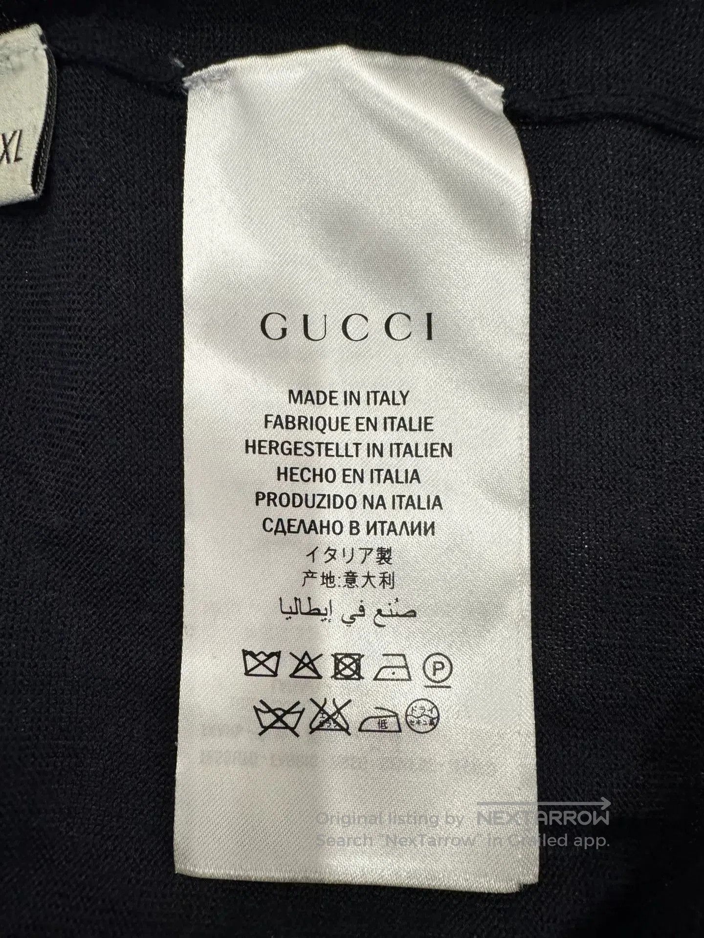 Gucci Gucci Red Bee Logo Men's Knit Sweater. Size US XL / EU 56 / 4 - 5 Thumbnail