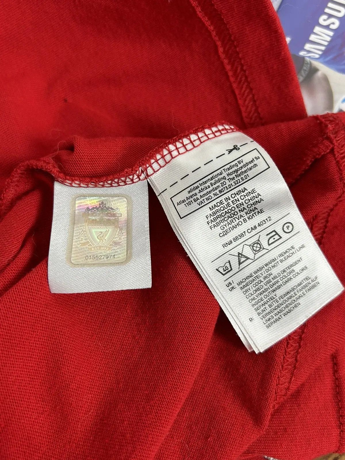 Adidas Vintage Adidas x Liverpool FC 2011 Cotton Short Sleeve Tee Size US M / EU 48-50 / 2 - 8 Thumbnail