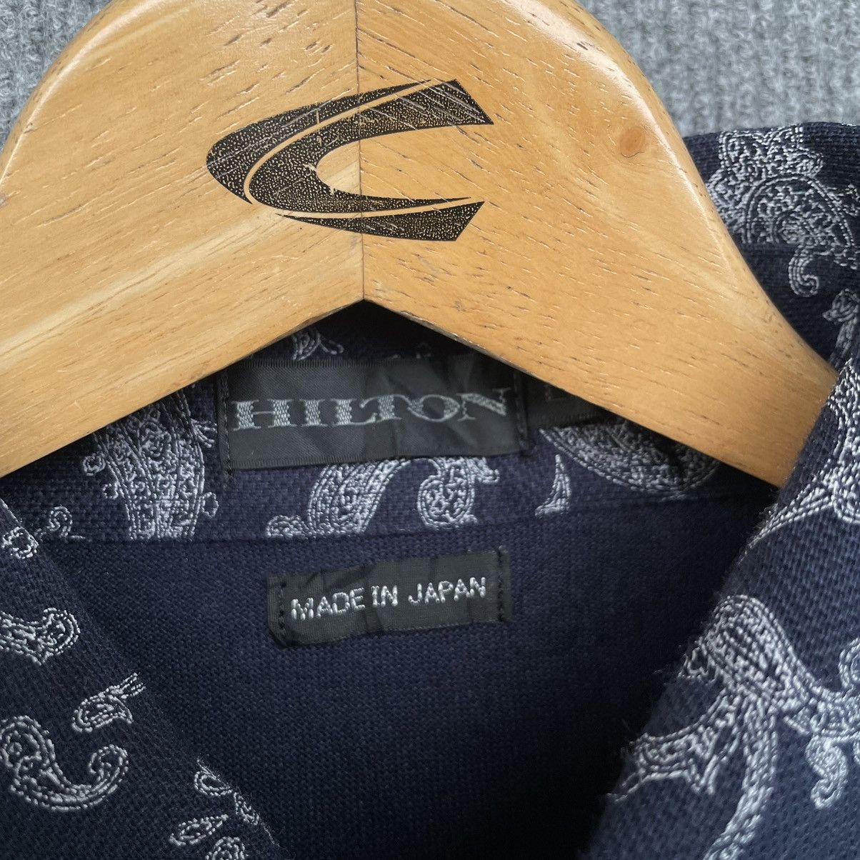 Japanese Brand Hilton Paisley AOP Design Made in Japan Polo Shirt Size US L / EU 52-54 / 3 - 3 Thumbnail